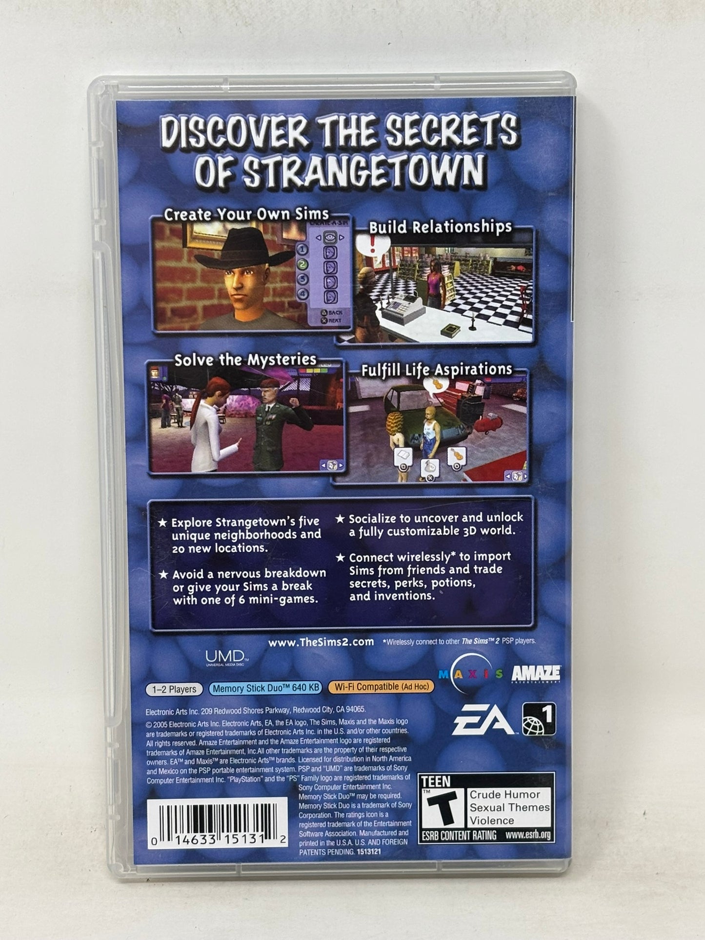 Sony PSP - The Sims 2 - Complete