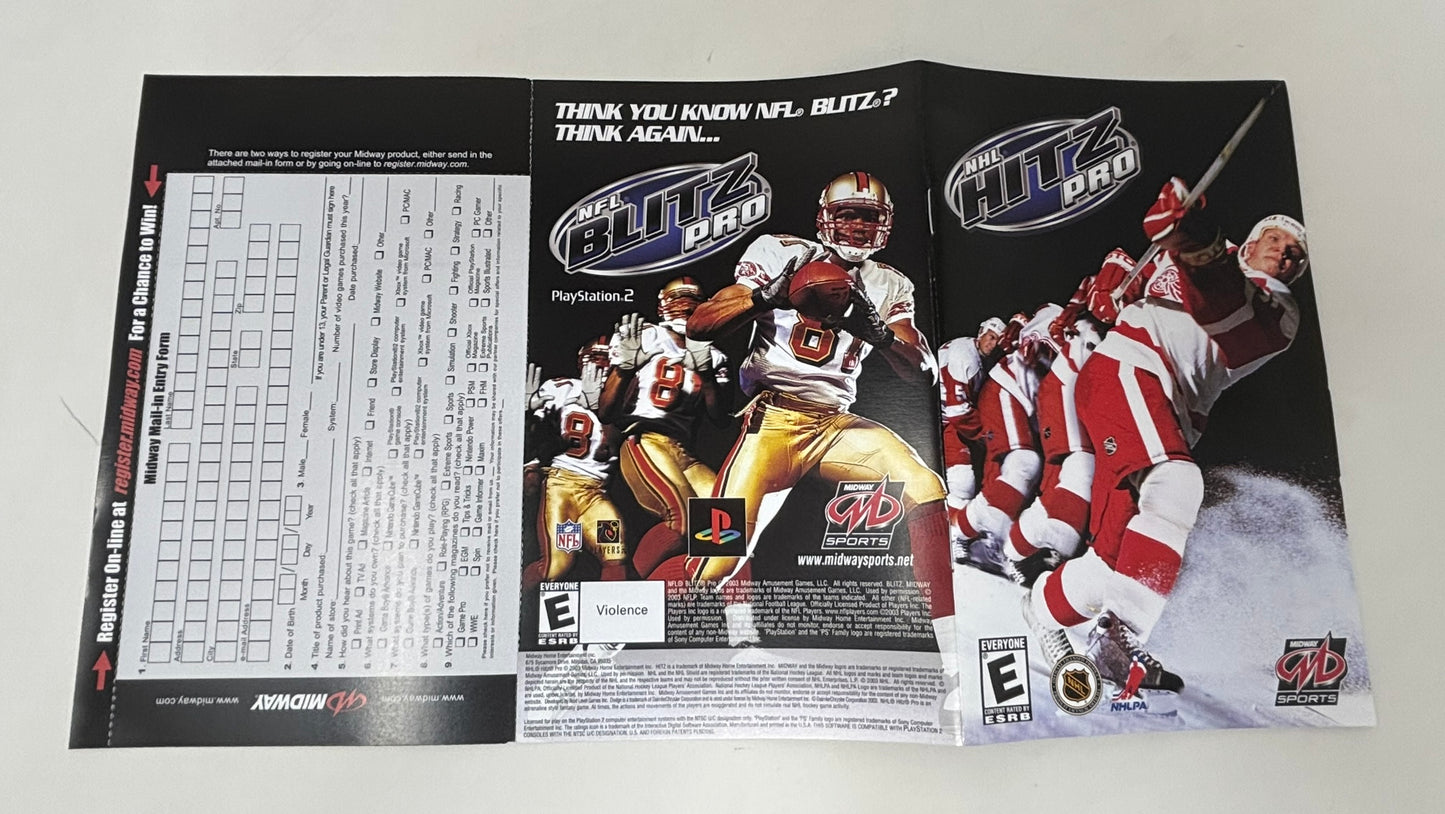Sony PlayStation 2 - NHL Hitz Pro - Complete