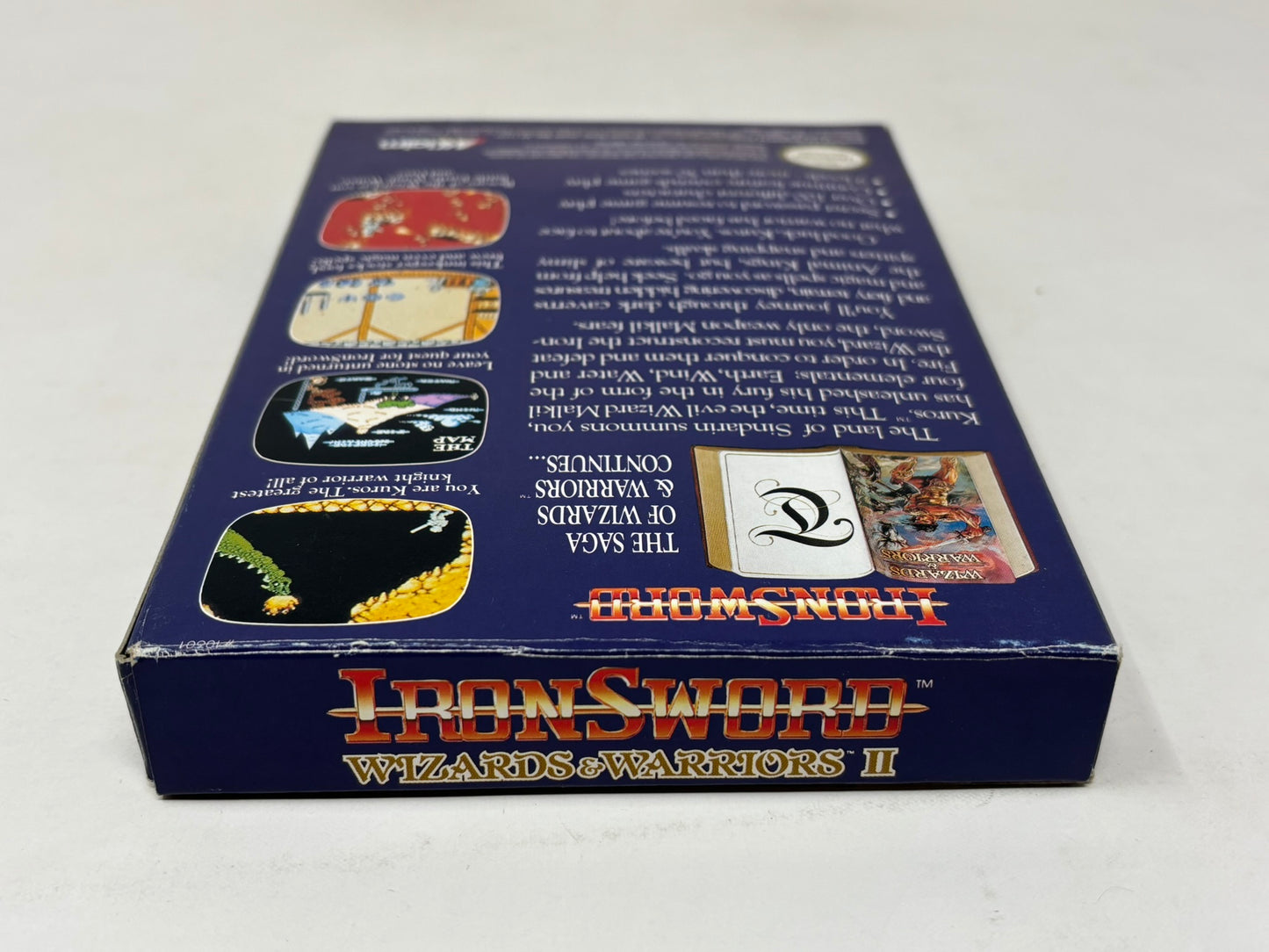 NES Nintendo - Iron Sword Wizards & Warriors II - Complete