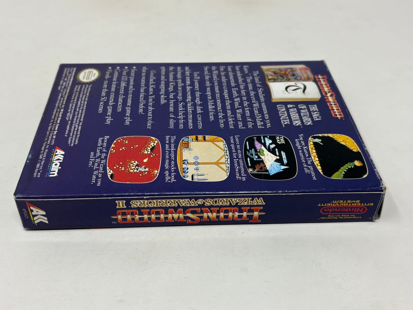 NES Nintendo - Iron Sword Wizards & Warriors II - Complete