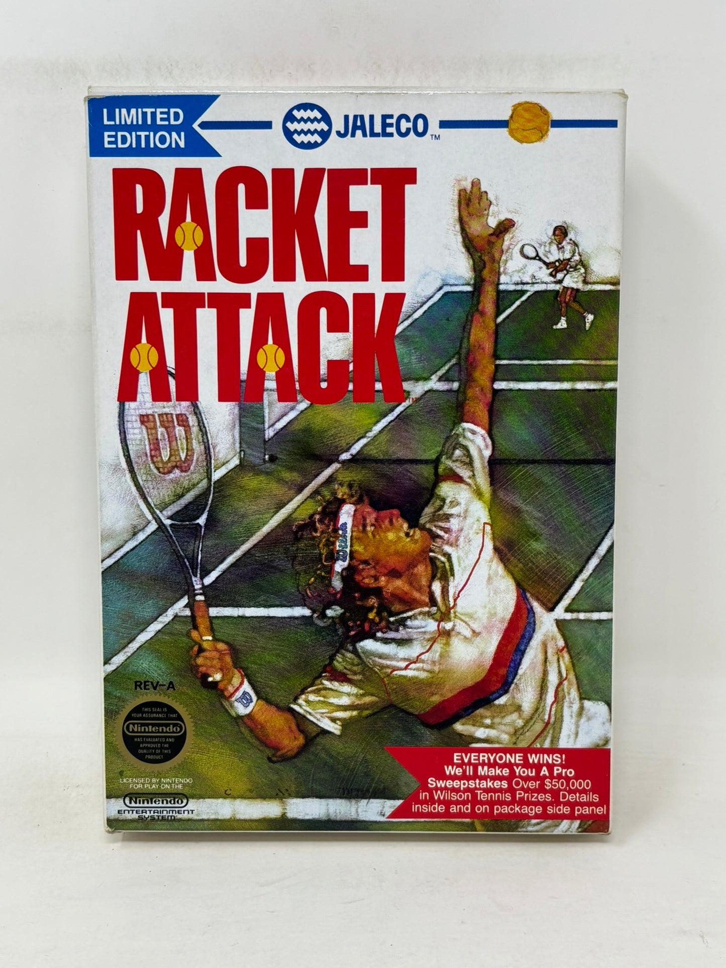 NES Nintendo - Racket Attack - Complete