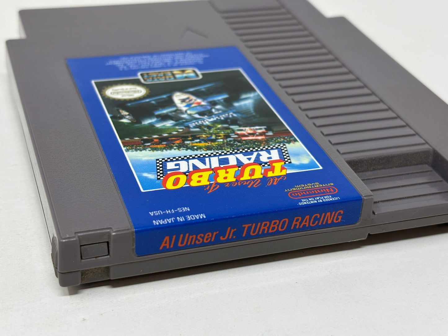 NES Nintendo - Al Unser Jr Turbo Racing - Complete