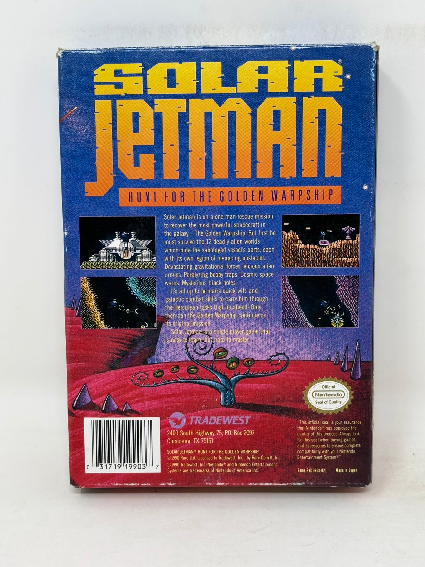 NES Nintendo - Solar Jetman - Complete
