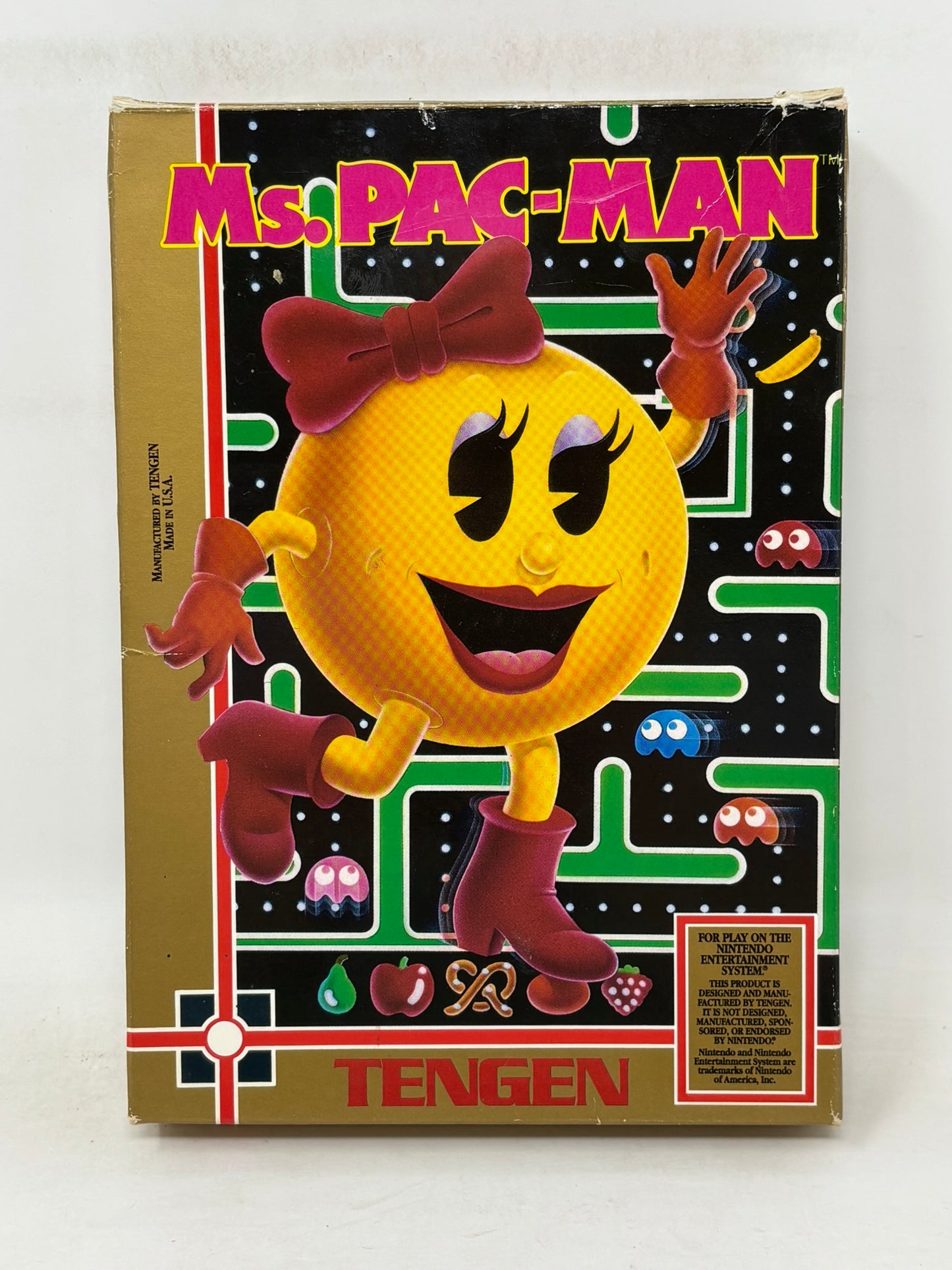 NES Nintendo - Ms. Pac-Man (Tengen) - Complete