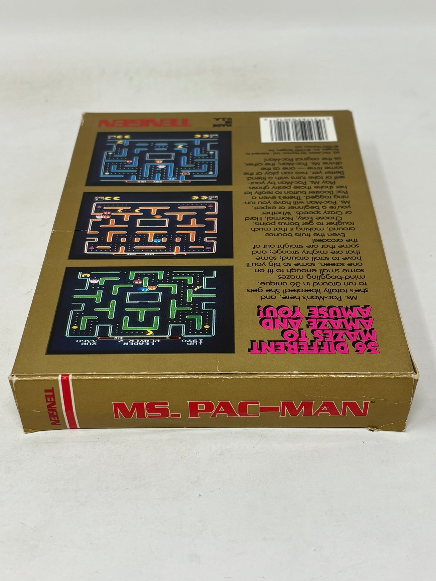 NES Nintendo - Ms. Pac-Man (Tengen) - Complete