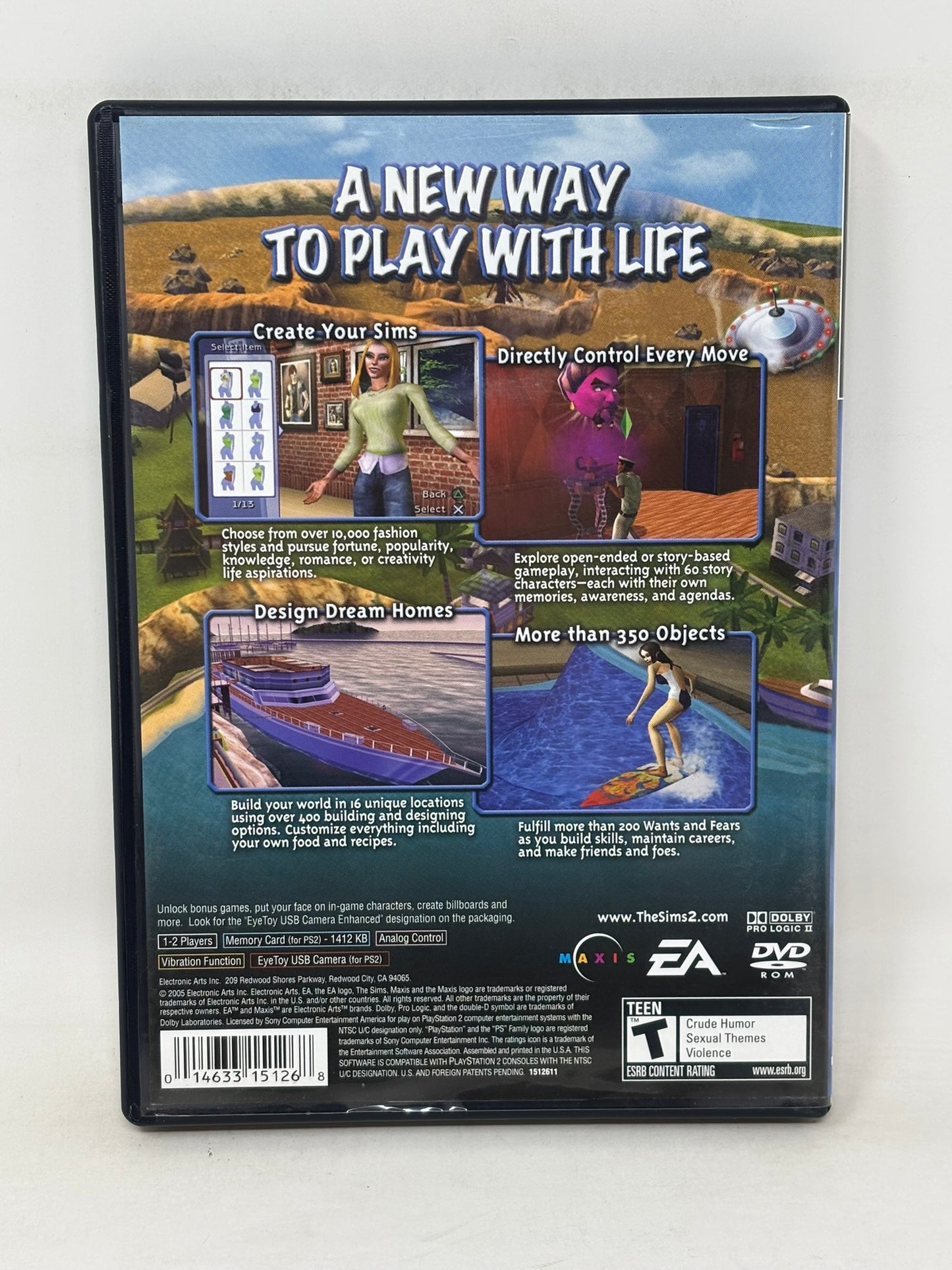 Sony PlayStation 2 - The Sims 2 - Complete