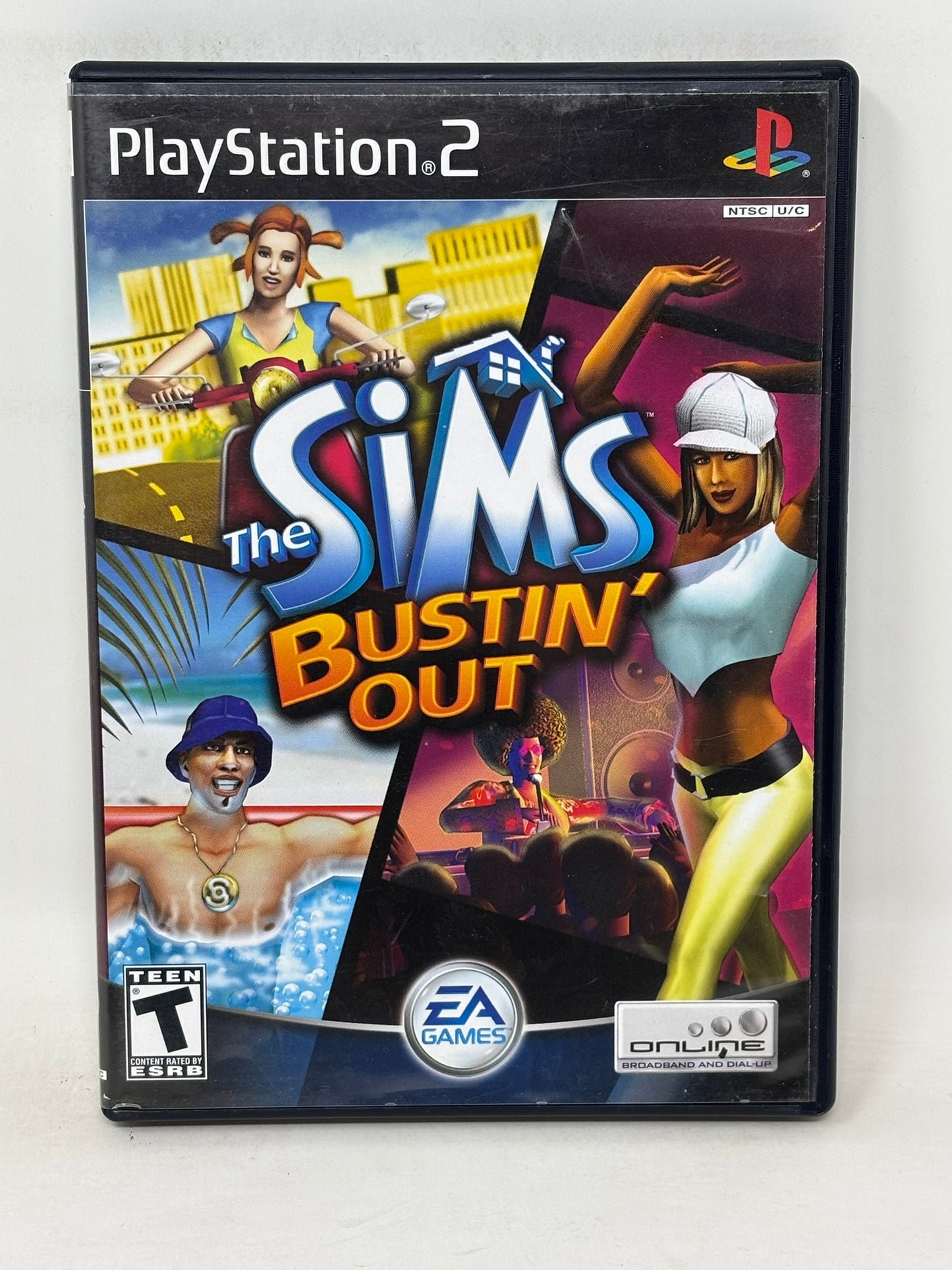 Sony PlayStation 2 - The Sims Bustin' Out - Complete