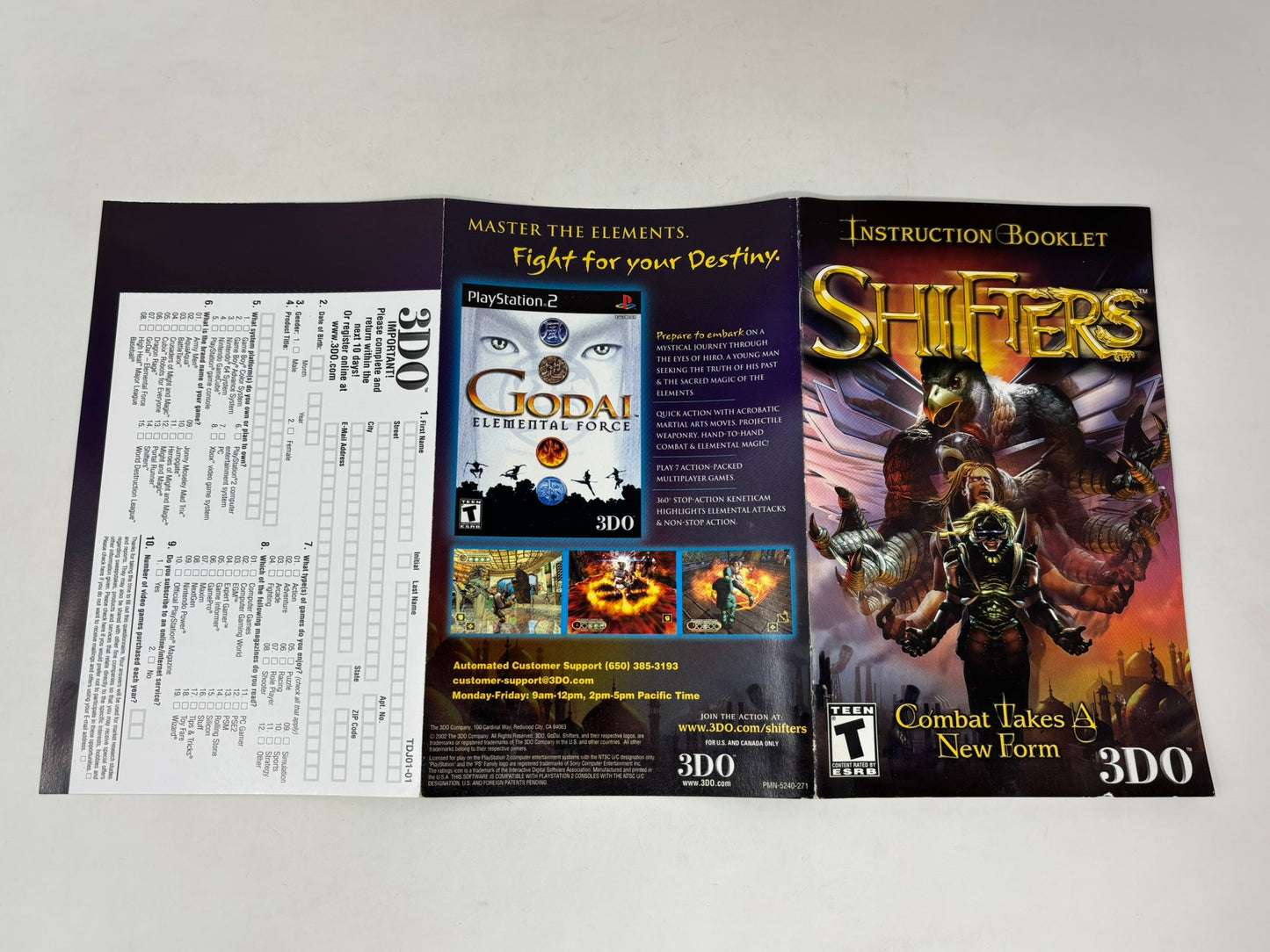Sony PlayStation 2 - Shifters - Complete
