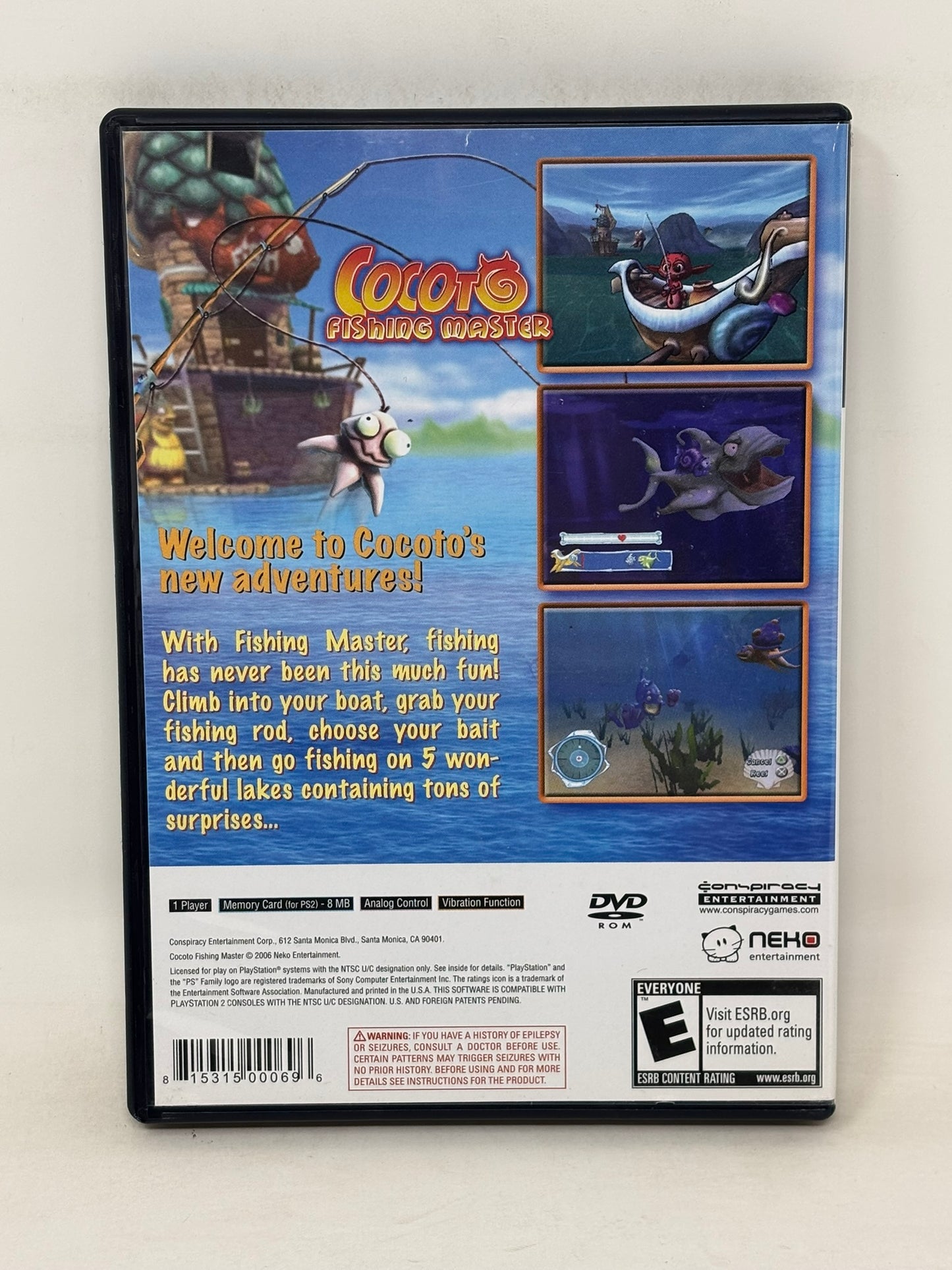 Sony PlayStation 2 - Cocoto Fishing Master - Complete
