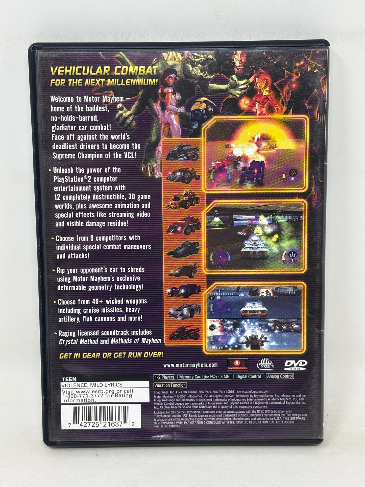 Sony PlayStation 2 - Motor Mayhem - Complete