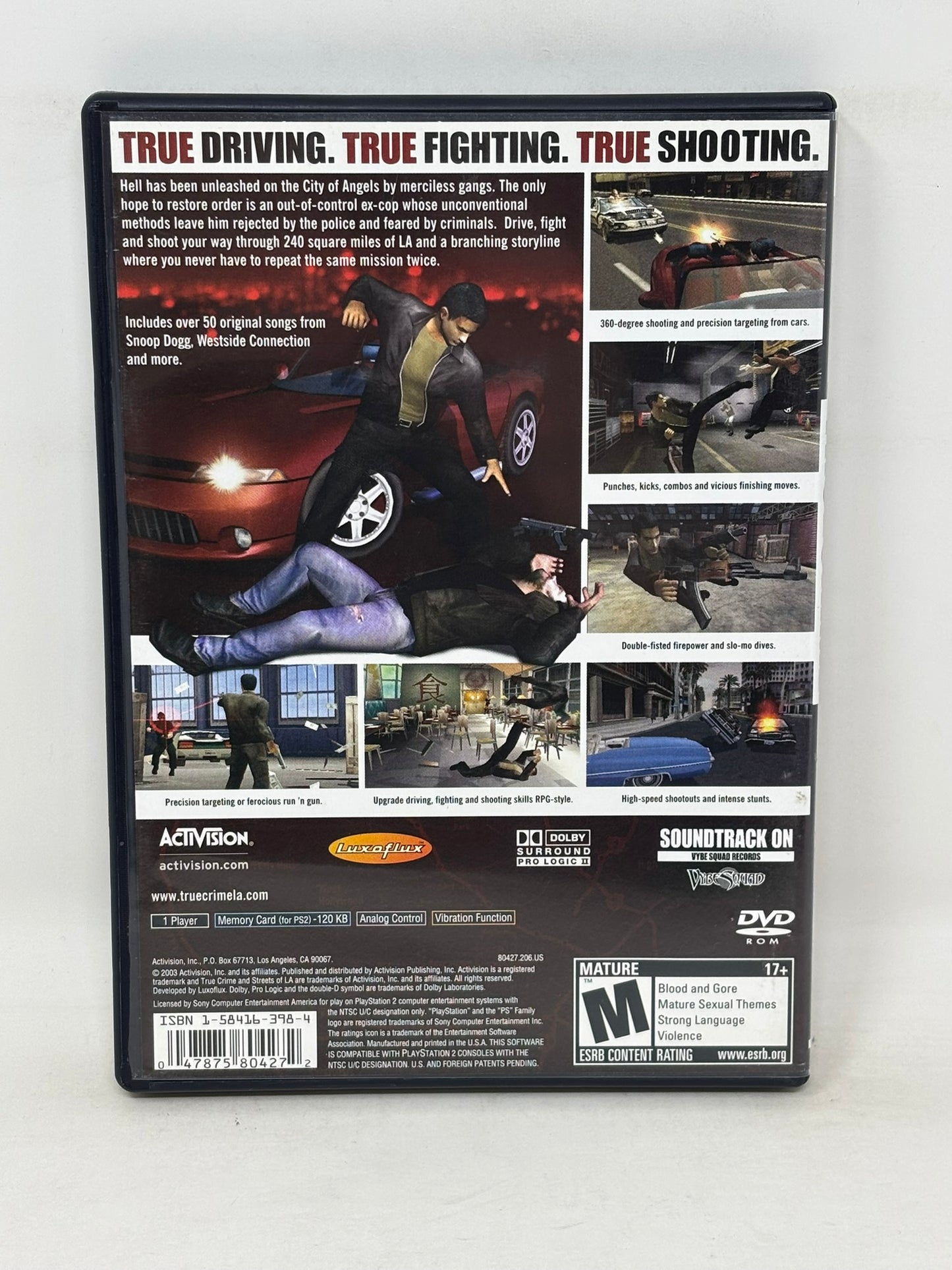 Sony PlayStation 2 - True Crime Streets of LA - Complete