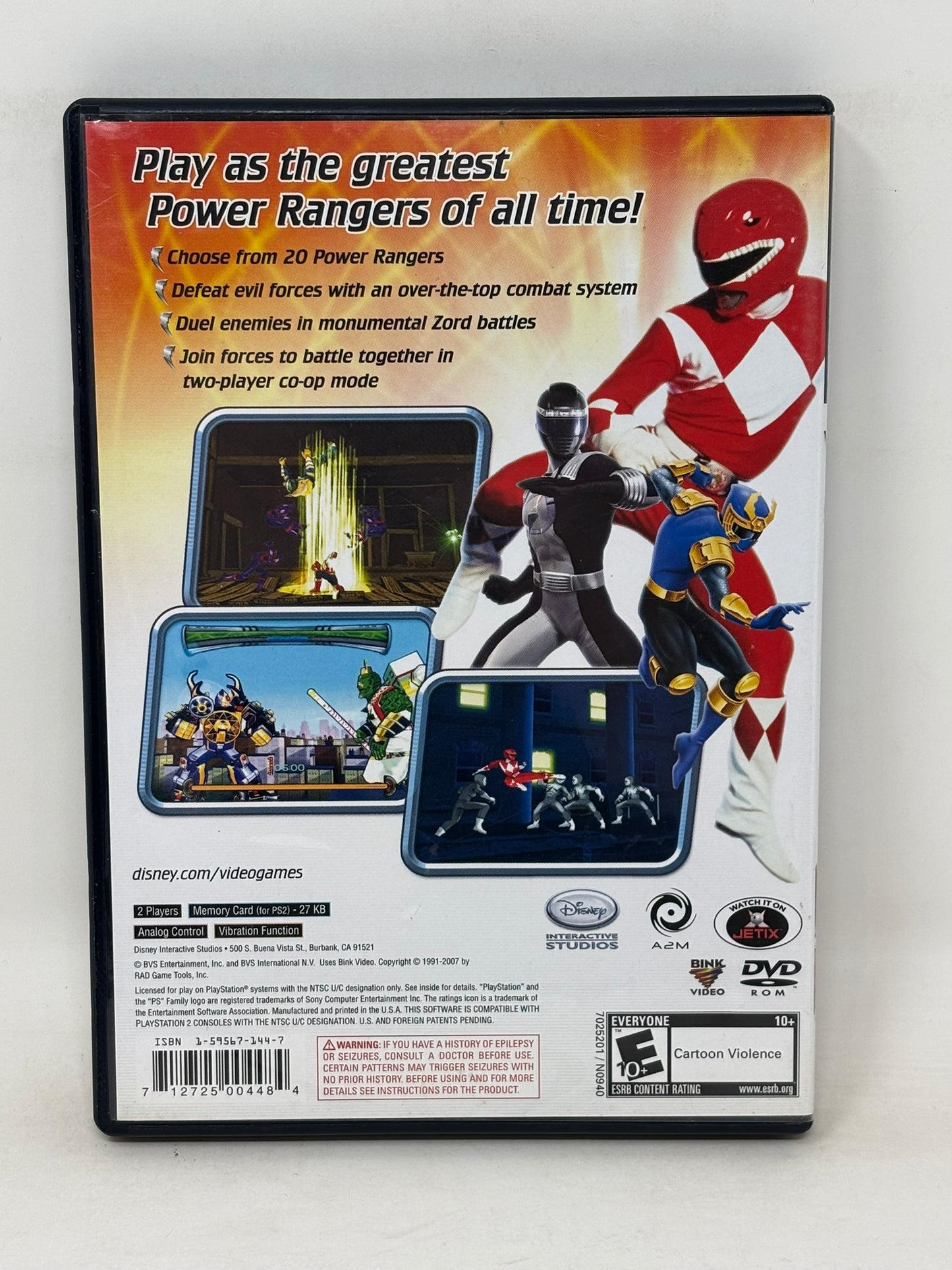 Sony PlayStation 2 - Power Rangers Super Legends - Complete