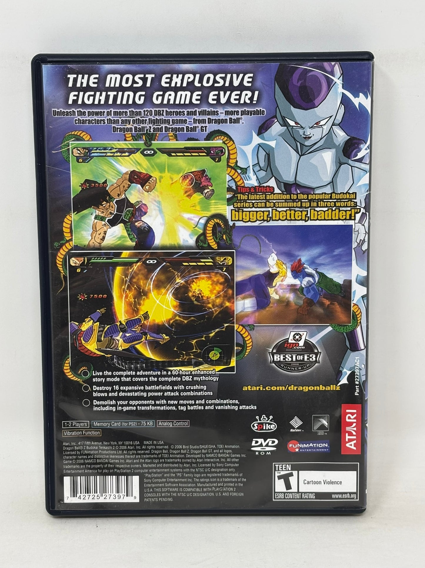 Sony PlayStation 2 - Dragon Ball Z Budokai Tenkaichi 2 - Complete