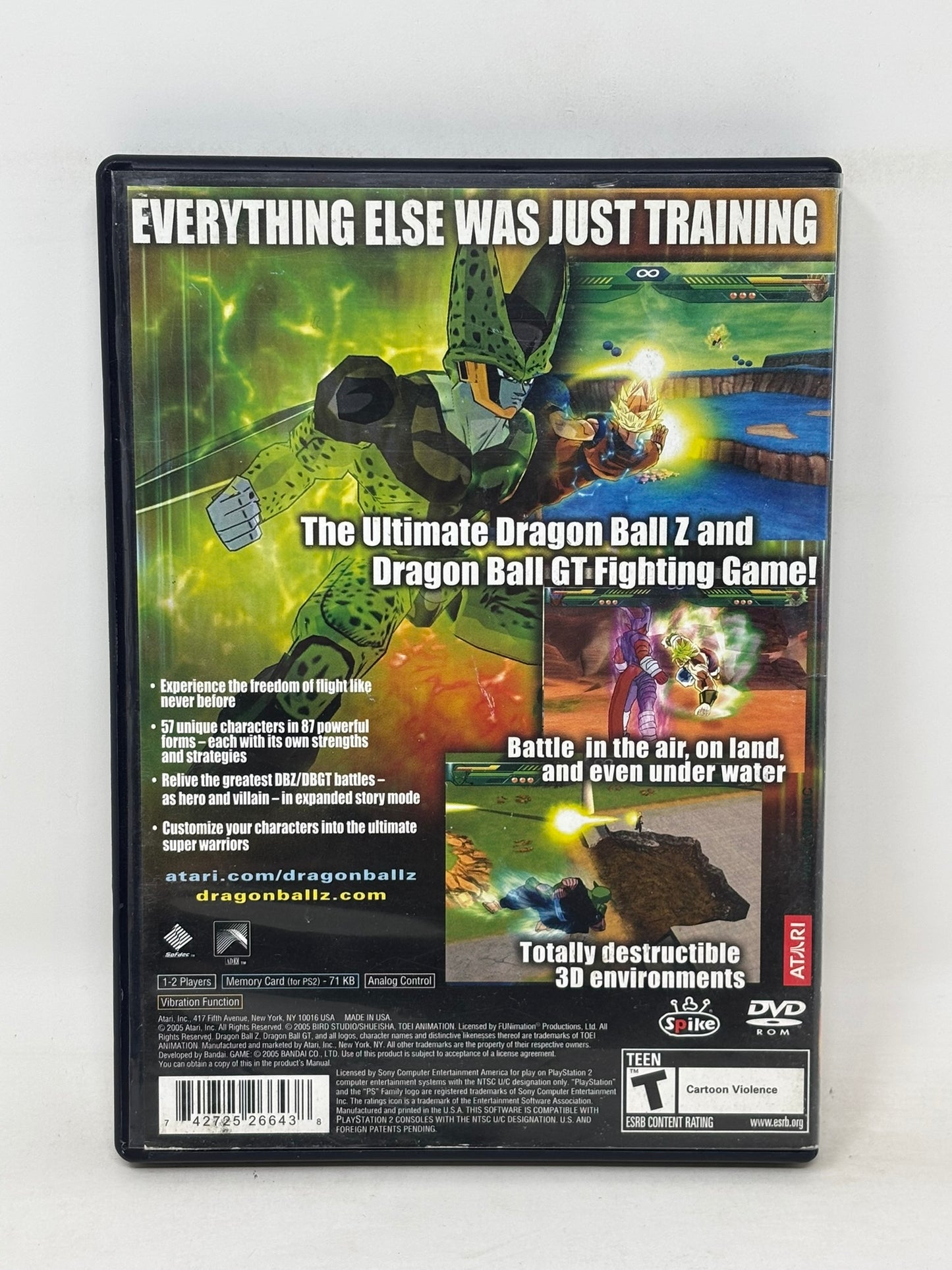 Sony PlayStation 2 PS2 - Dragon Ball Z Budokai Tenkaichi - Complete