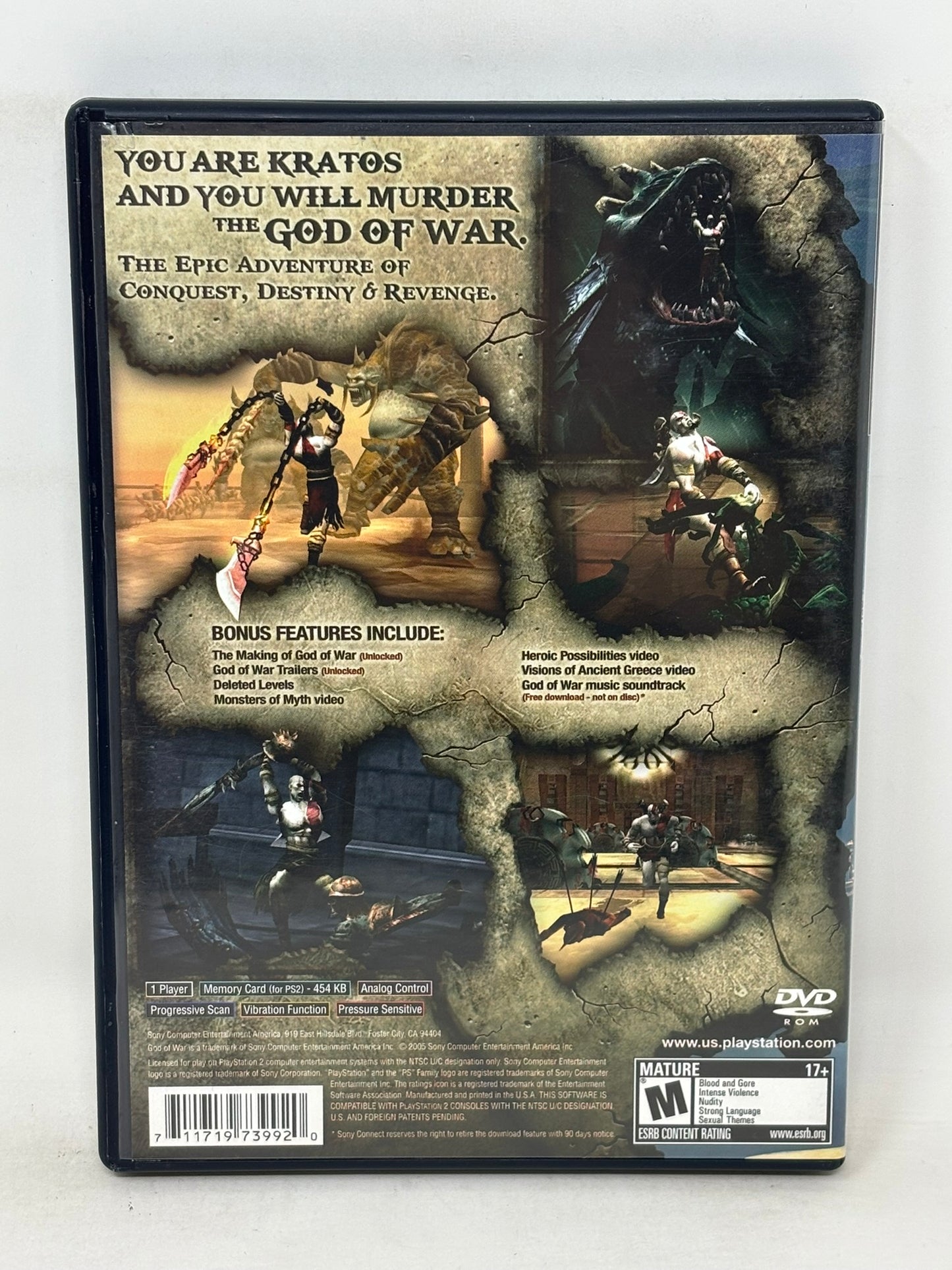 Sony PlayStation 2 - God of War - Complete