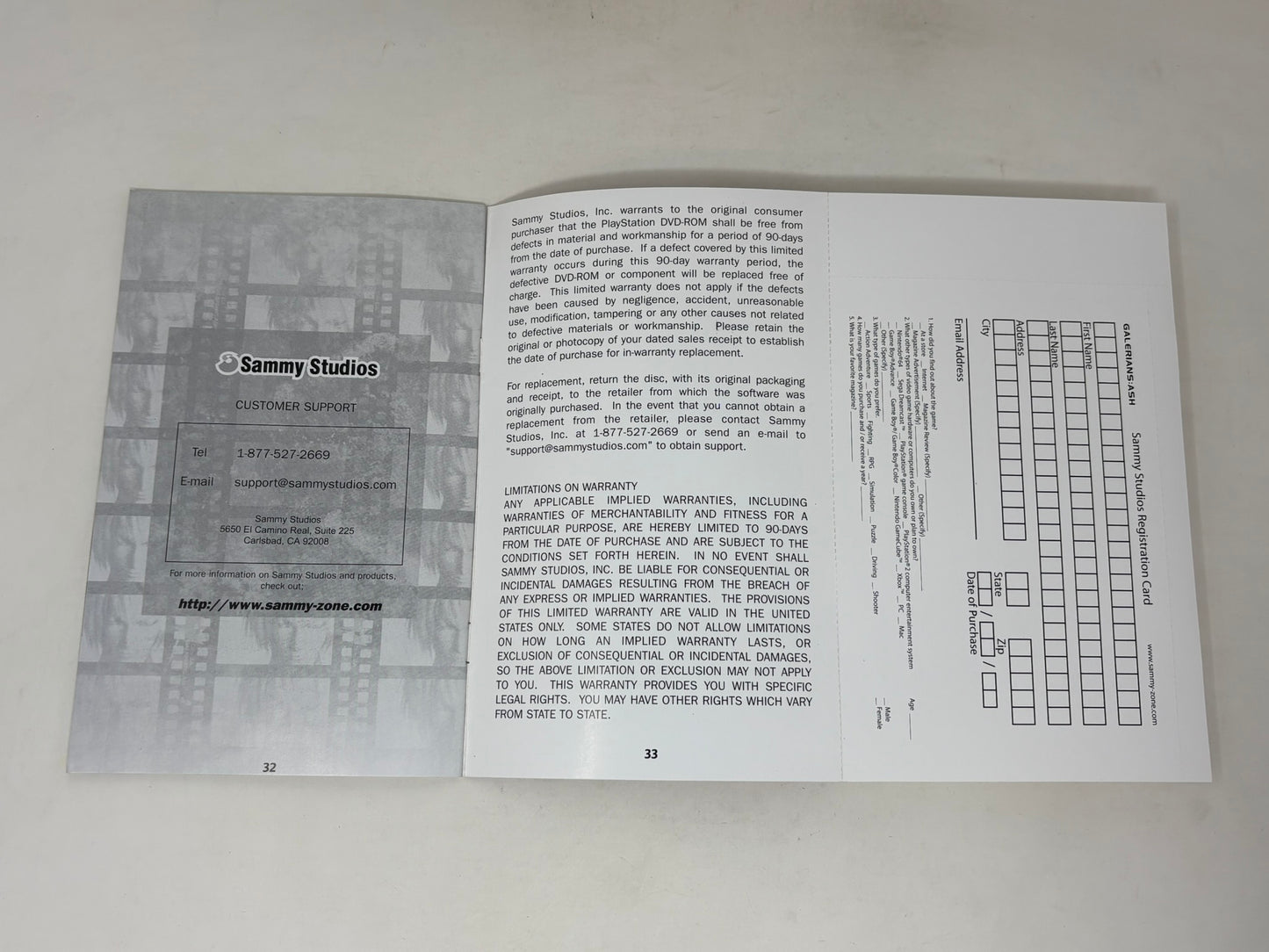 Sony PlayStation 2 - Galerians: Ash - Complete