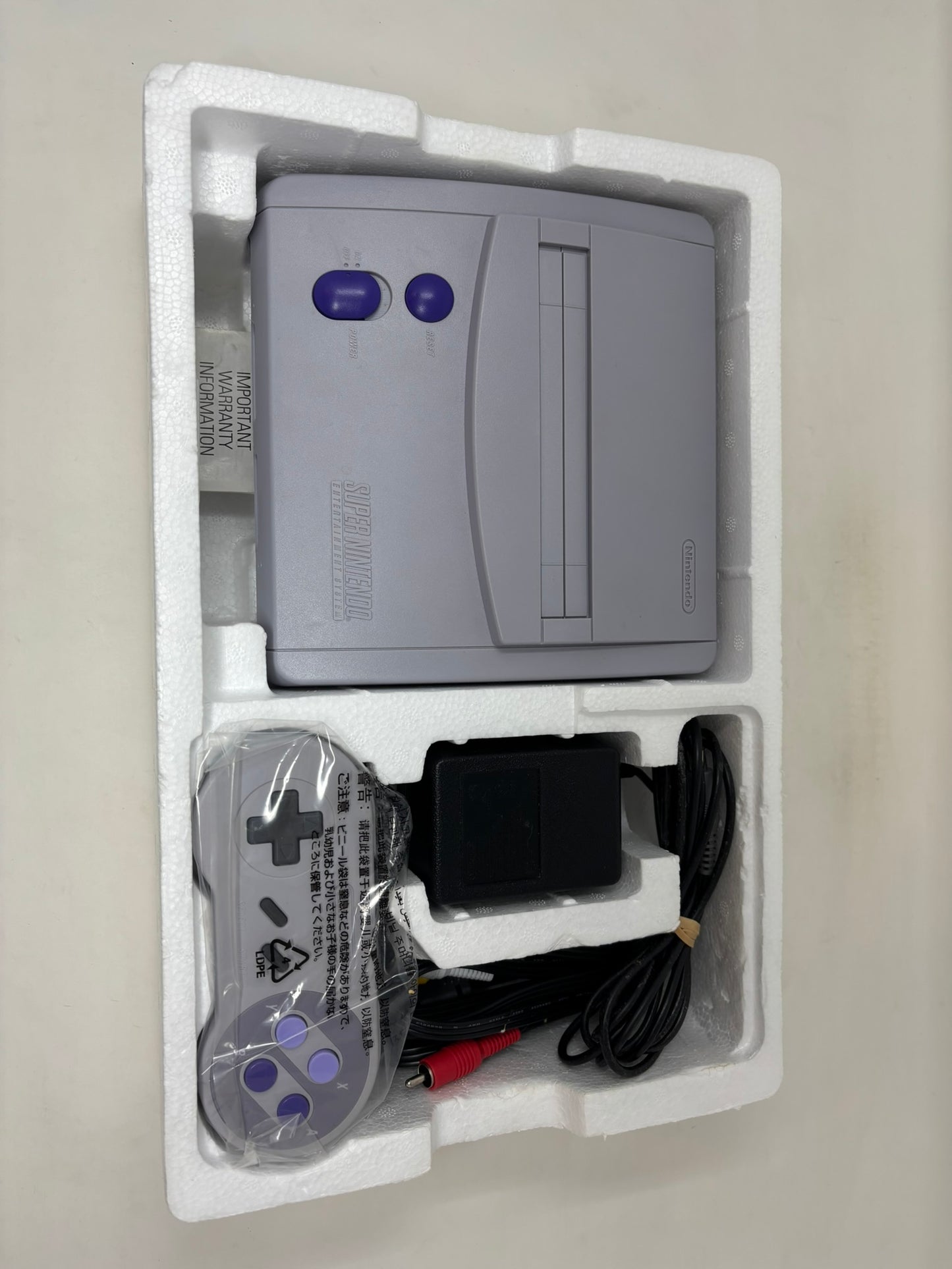 SNES Super Nintendo Jr. Control Deck System In Box