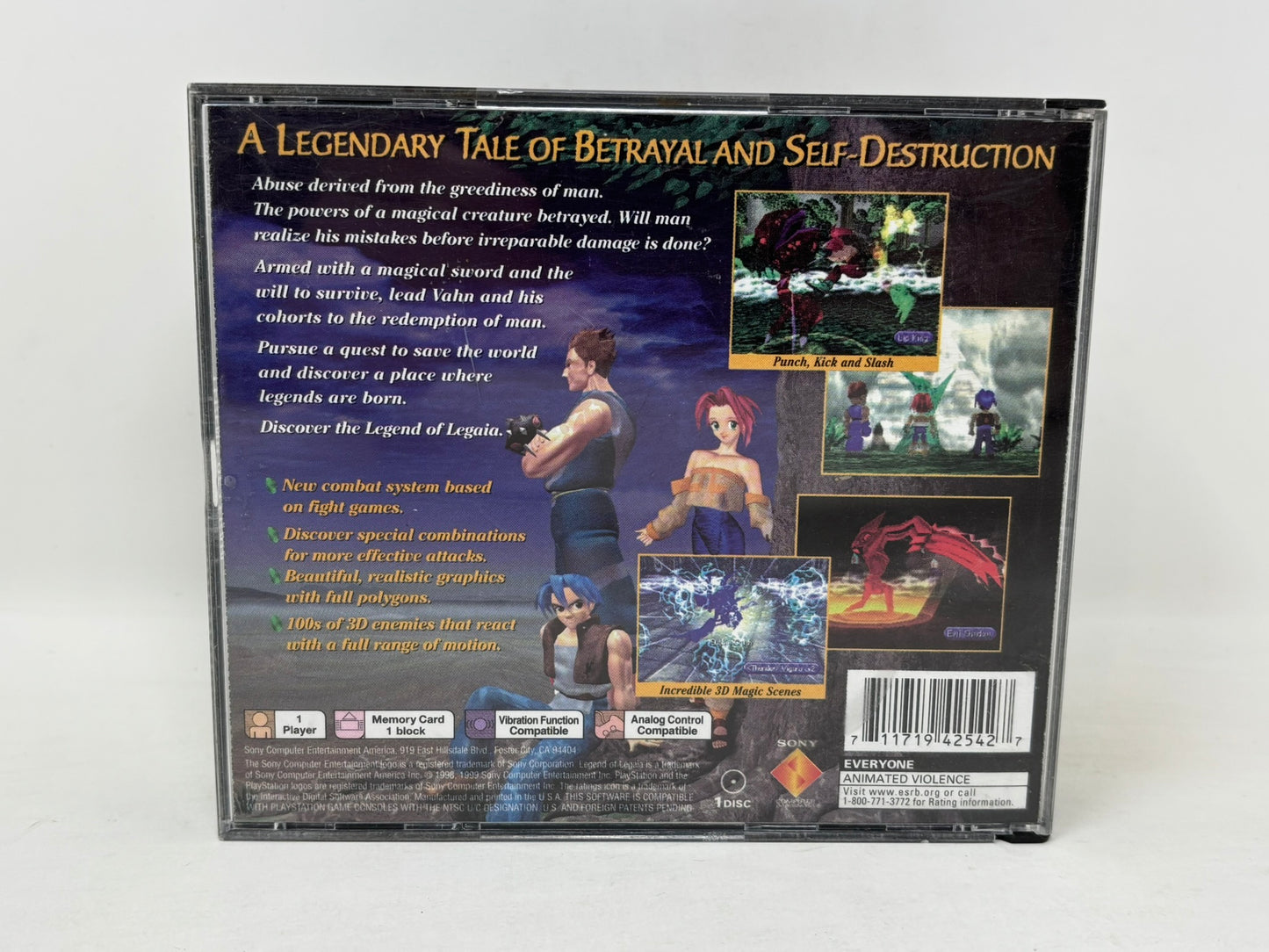 Sony PlayStation - Legend of Legaia - Complete