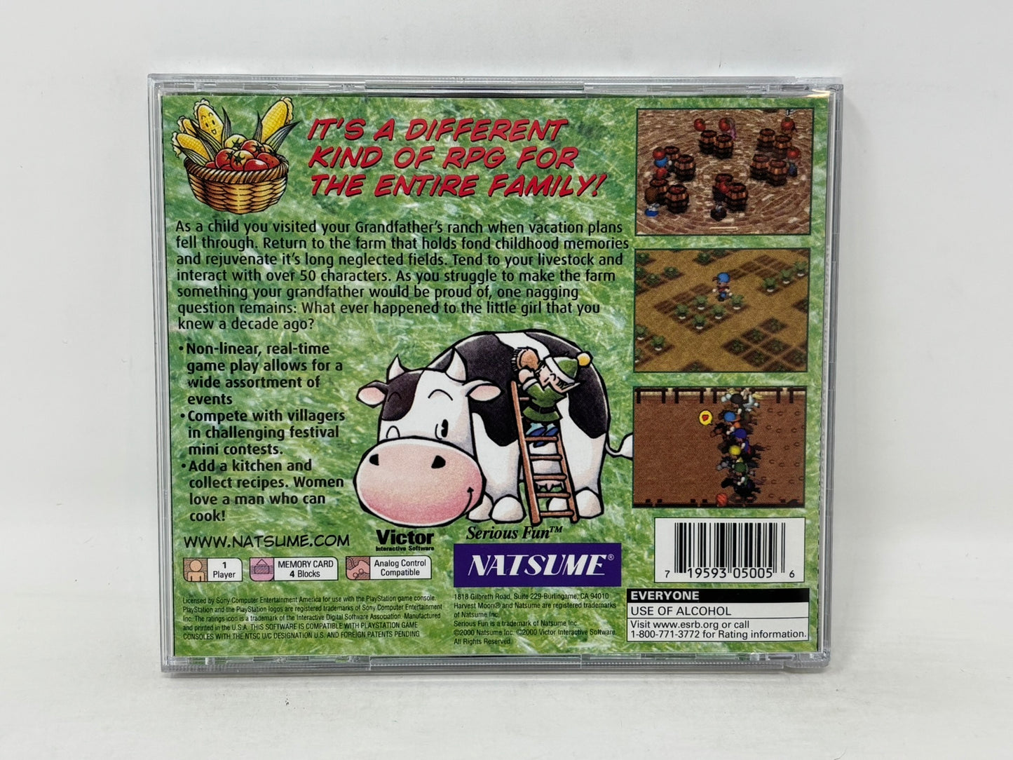 Sony PlayStation - Harvest Moon Back to Nature - Complete