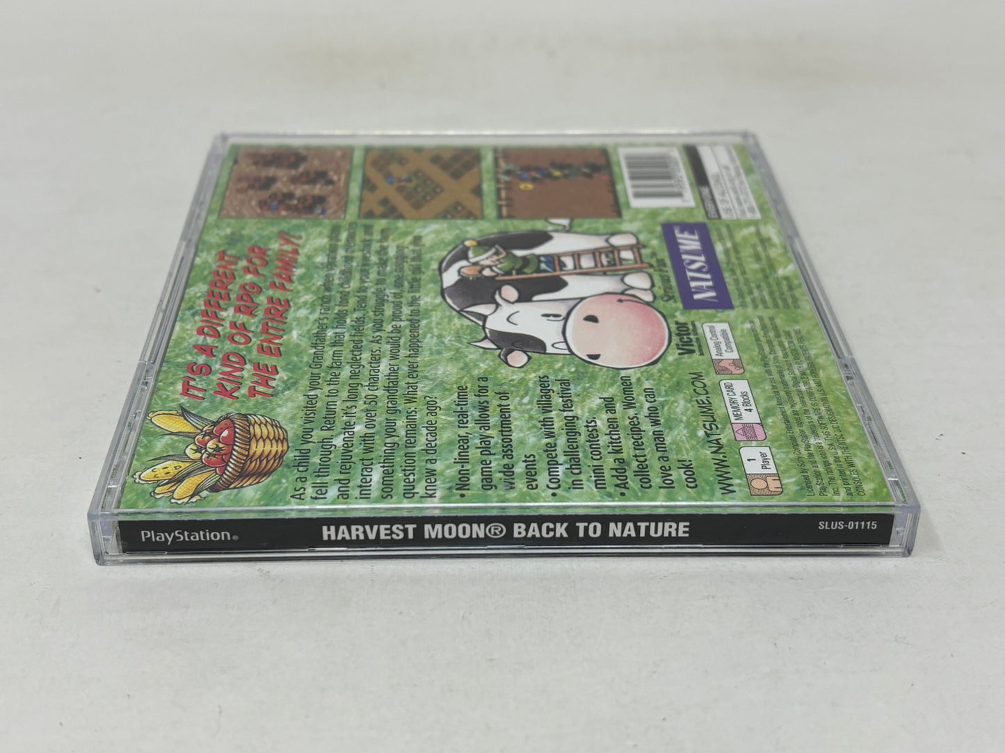 Sony PlayStation - Harvest Moon Back to Nature - Complete