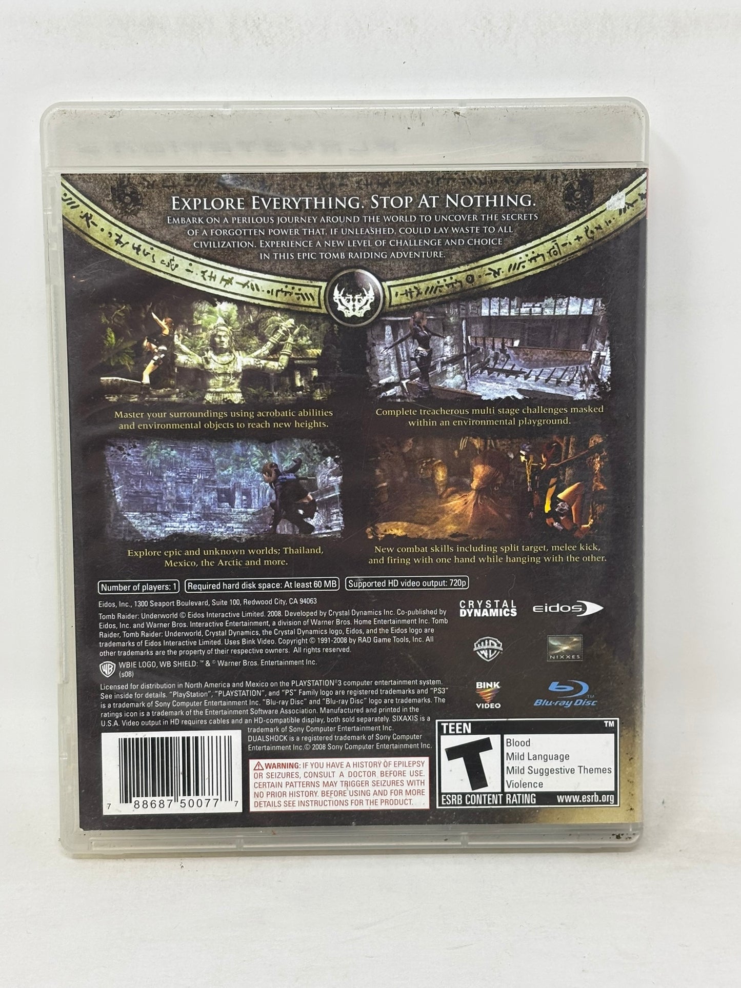 Sony PlayStation 3 - Tomb Raider Underworld - Complete
