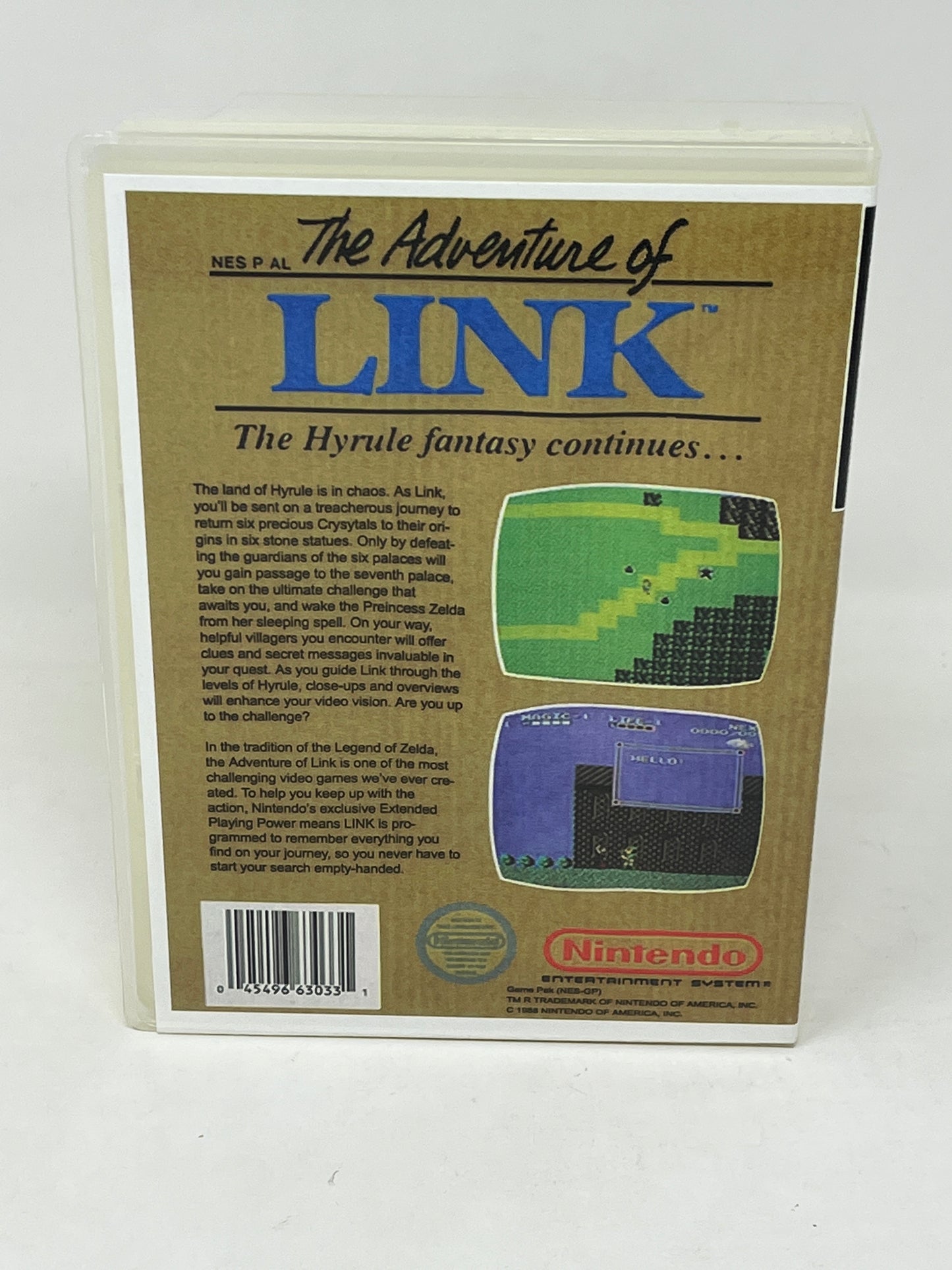 NES Nintendo - Zelda II Adventure's of Link w/ Manual