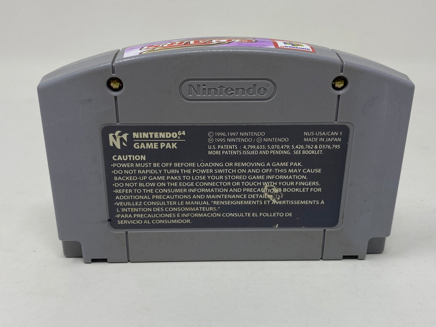 Nintendo 64 N64 - SCARS