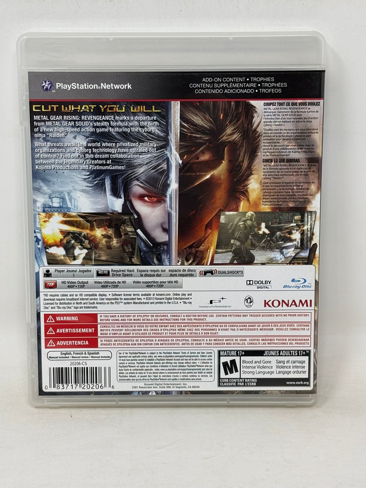 Sony PlayStation 3 - Metal Gear Rising: Revengeance
