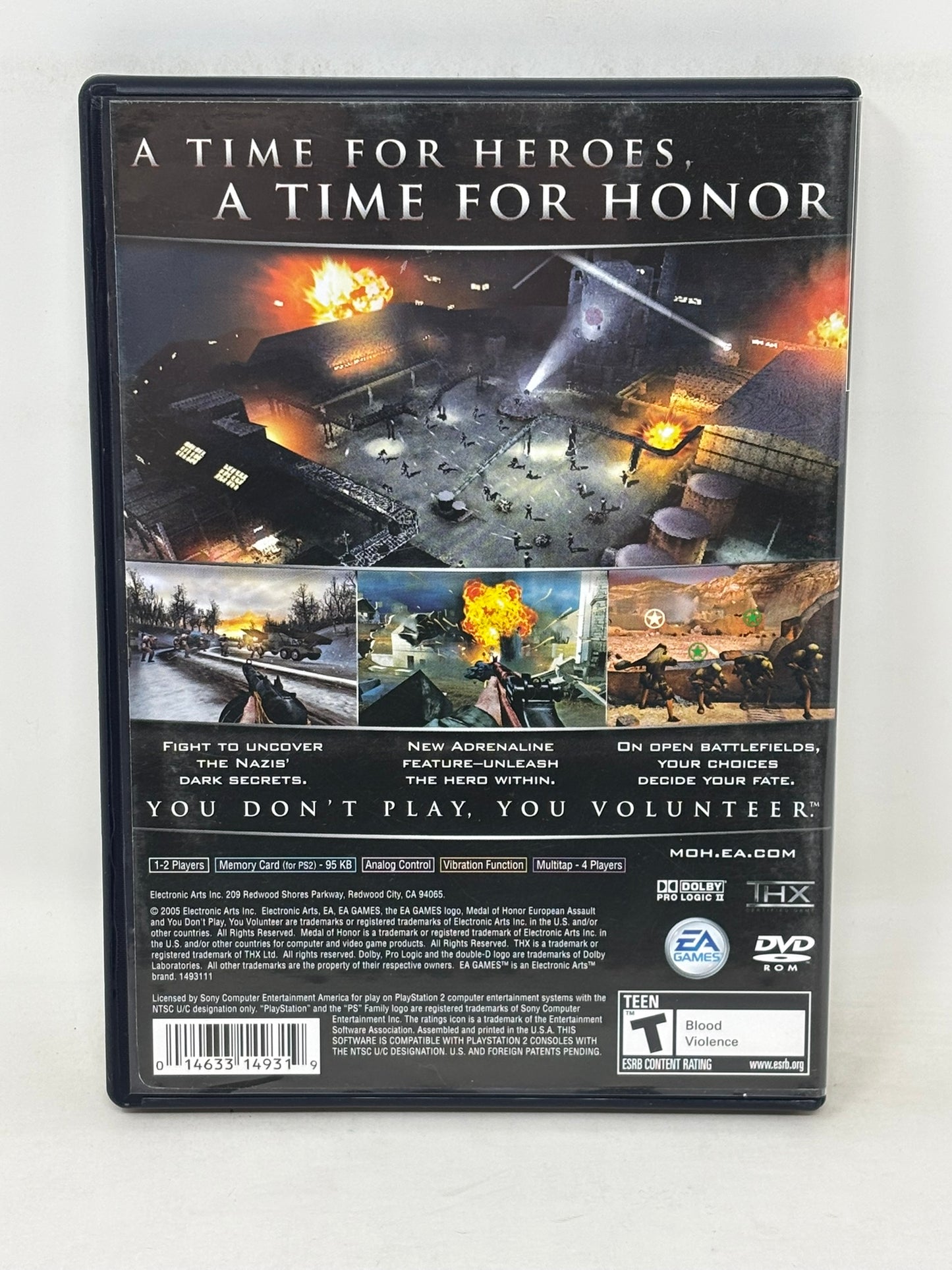 Sony PlayStation 2 - Medal of Honor European Assault - Complete