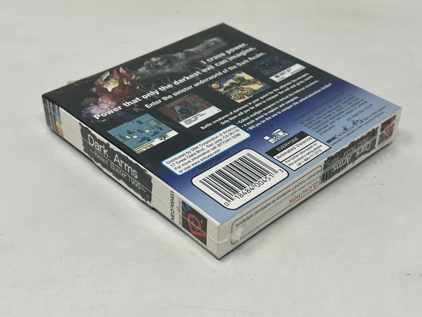 Neo Geo Pocket Color - Dark Arms Beast Buster 1999 - Sealed