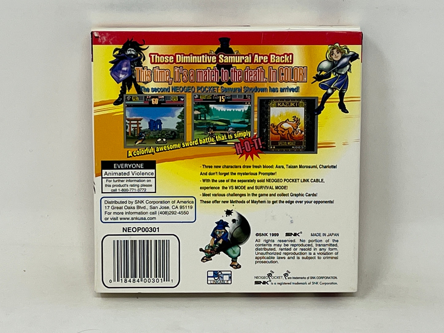 Neo Geo Pocket Color - Samurai Shodown 2 - Complete
