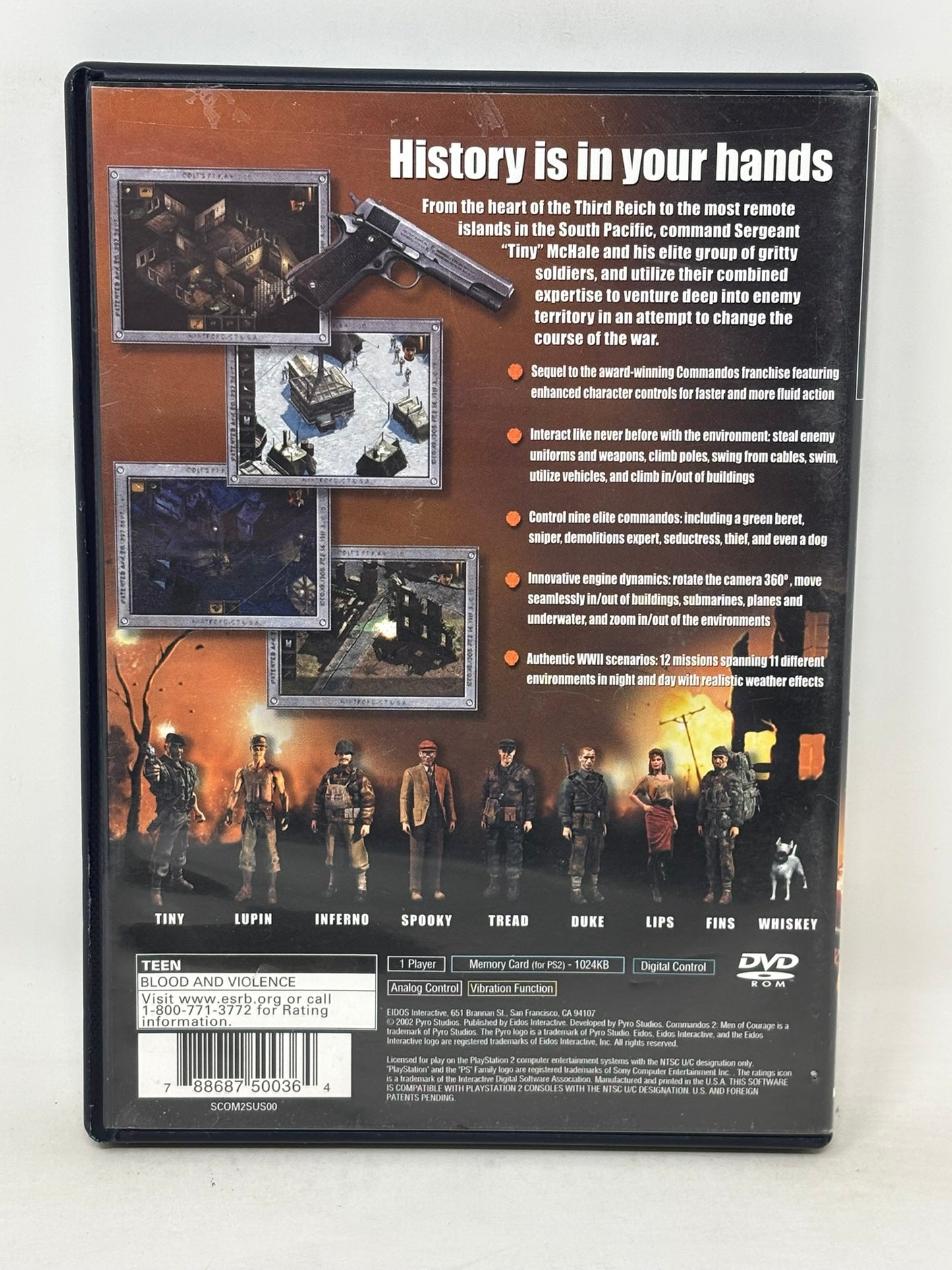 Sony PlayStation 2 - Commandos 2: Men of Courage - Complete