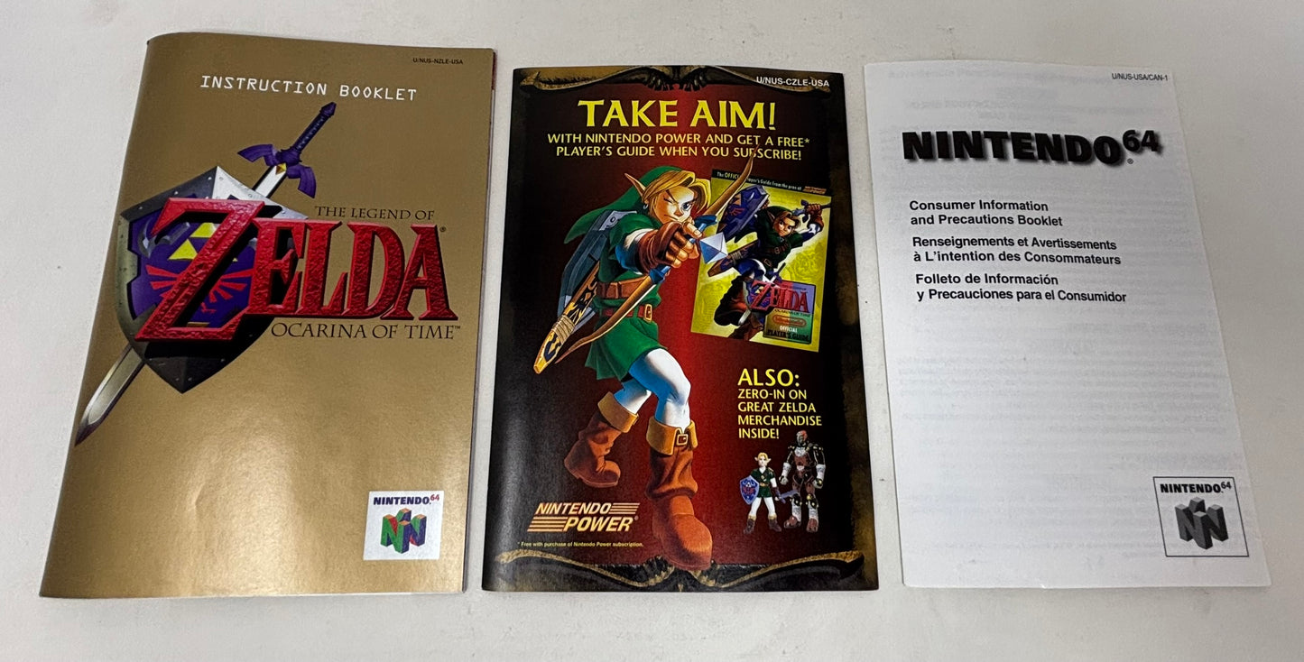 Nintendo 64 N64 - Legend of Zelda: Ocarina of Time (Collector's Edition) Complete