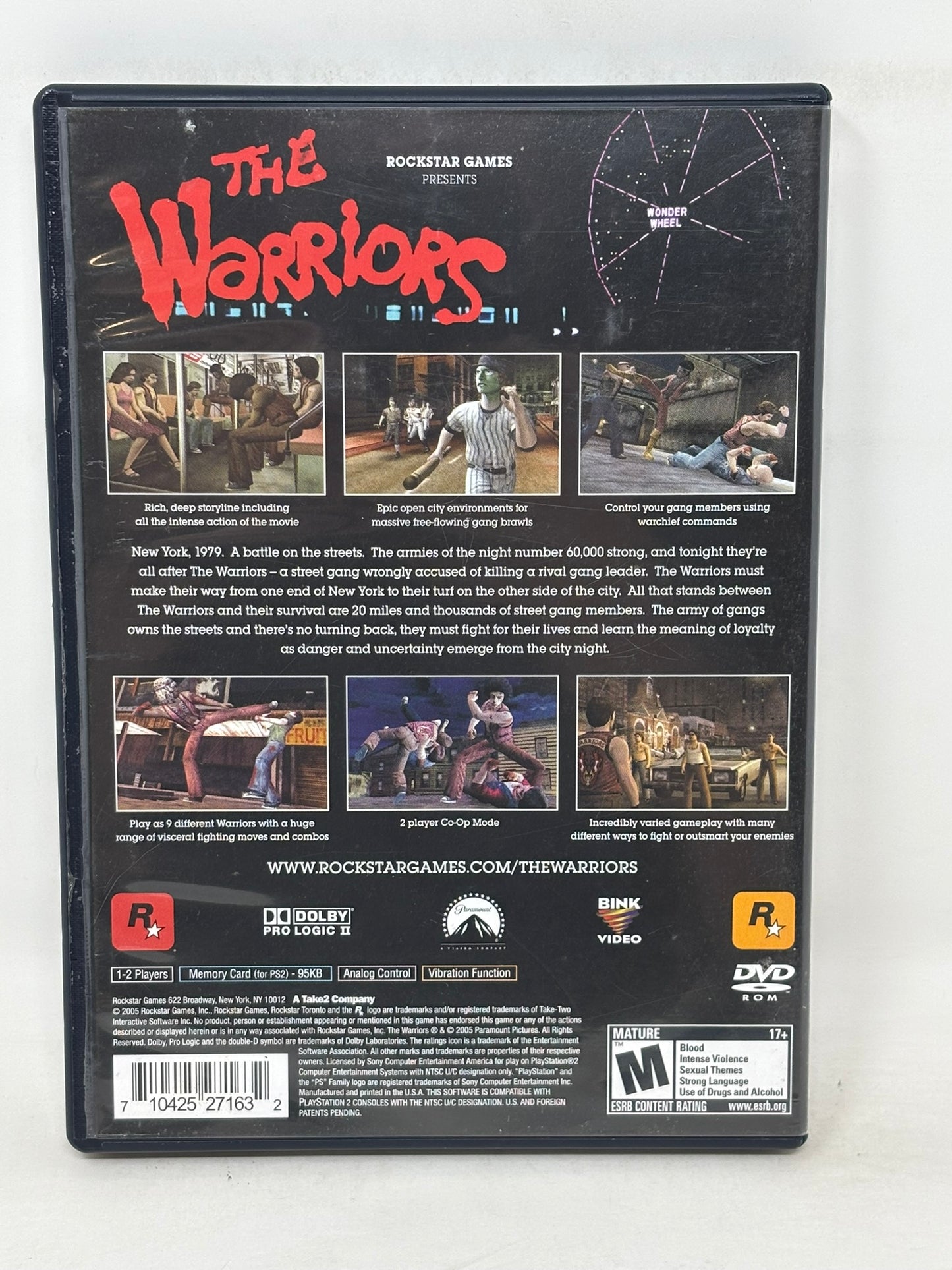Sony PlayStation 2 - The Warriors