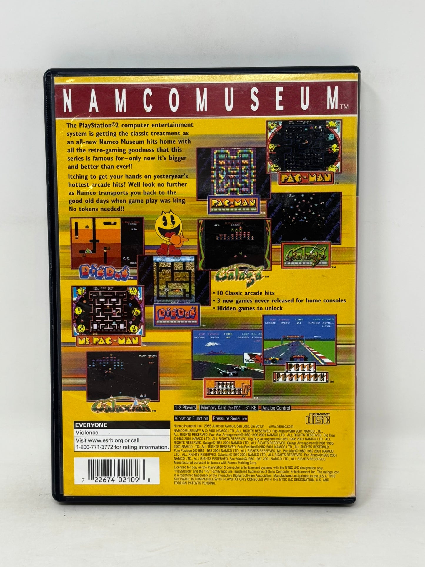 Sony PlayStation 2 - NAMCO Museum - Complete