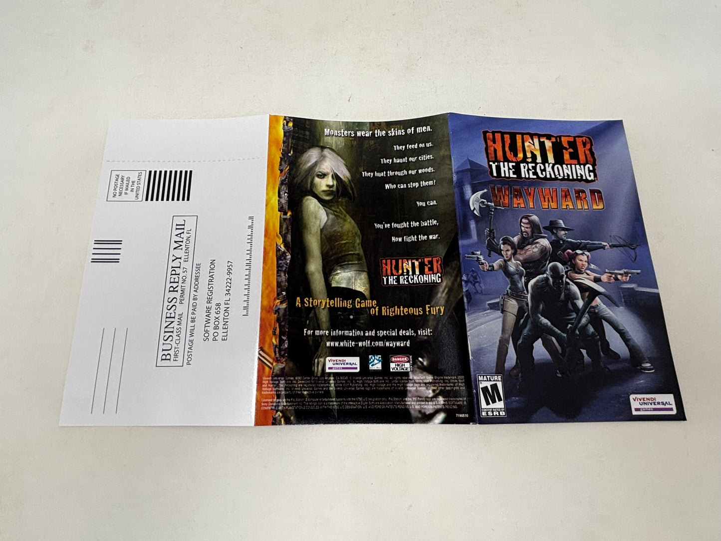 Sony PlayStation 2 - Hunter The Reckoning: Wayward - Complete