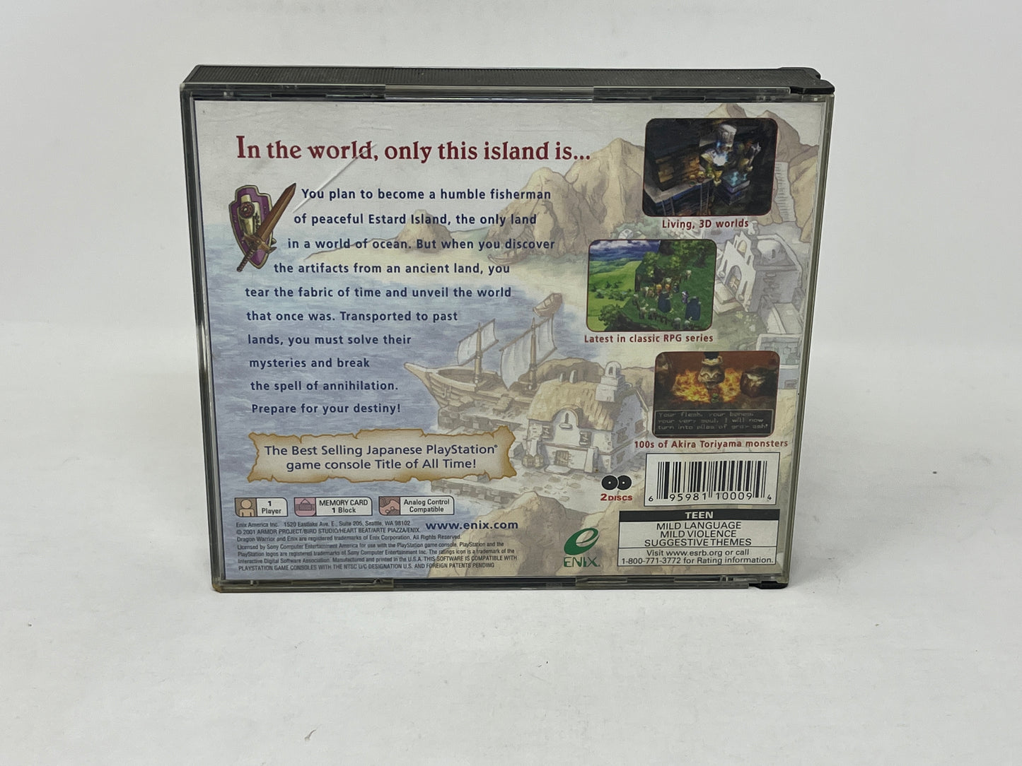 Sony PlayStation - Dragon Warrior VII 7 - Complete