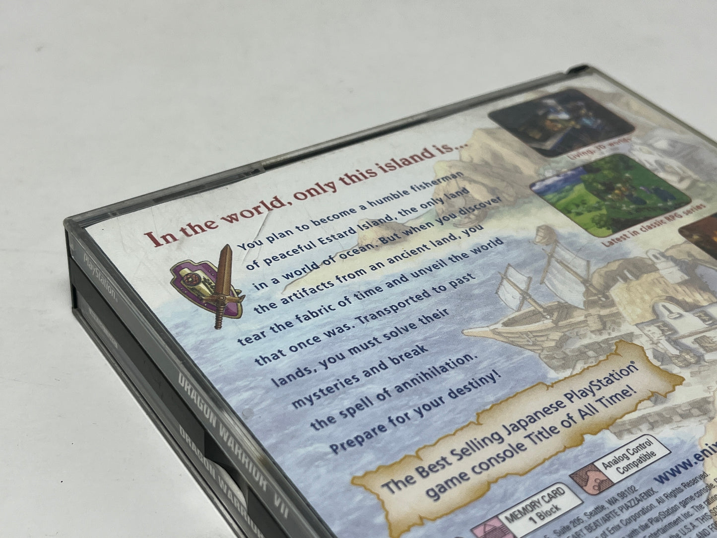 Sony PlayStation - Dragon Warrior VII 7 - Complete