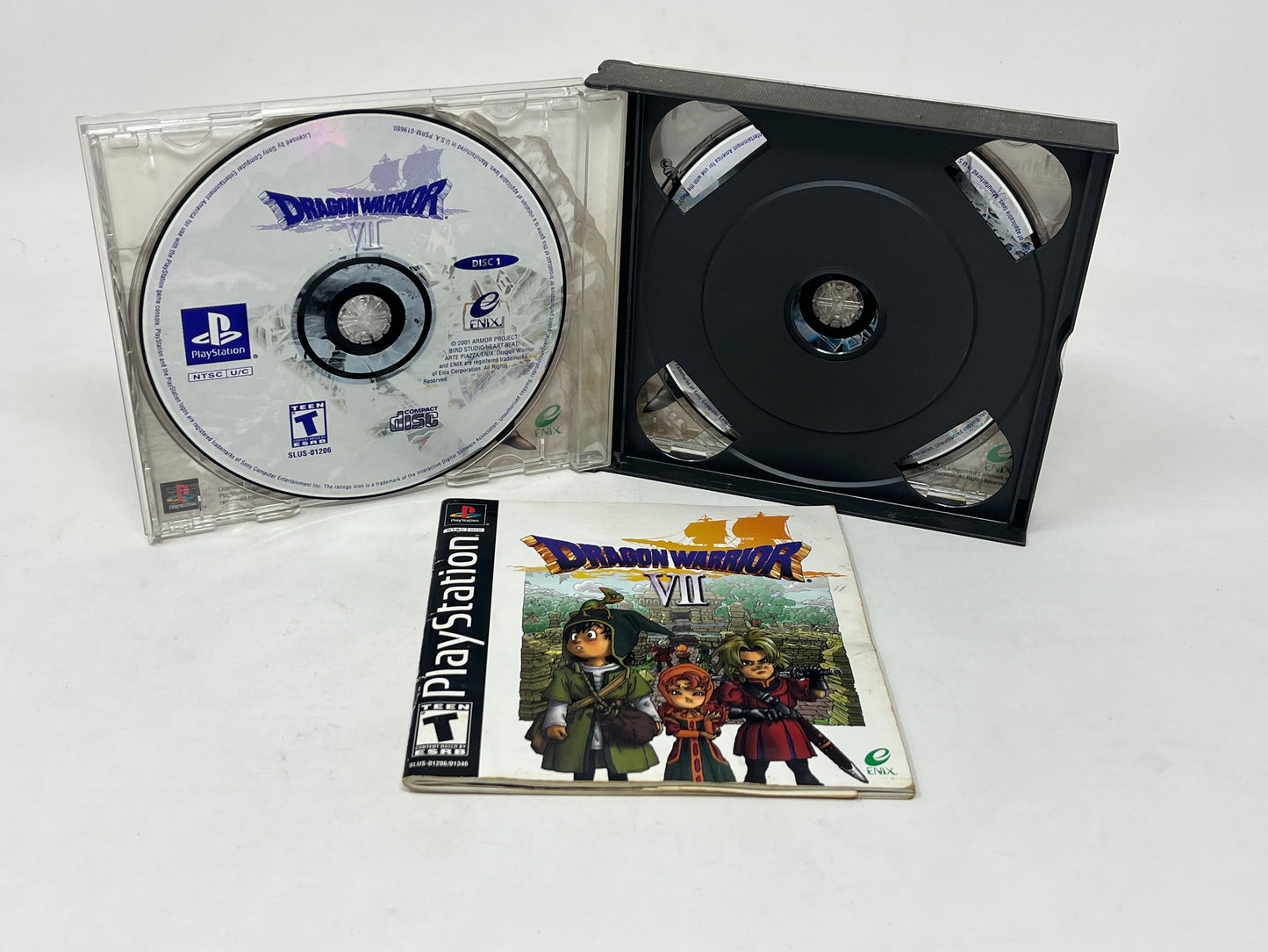 Sony PlayStation - Dragon Warrior VII 7 - Complete