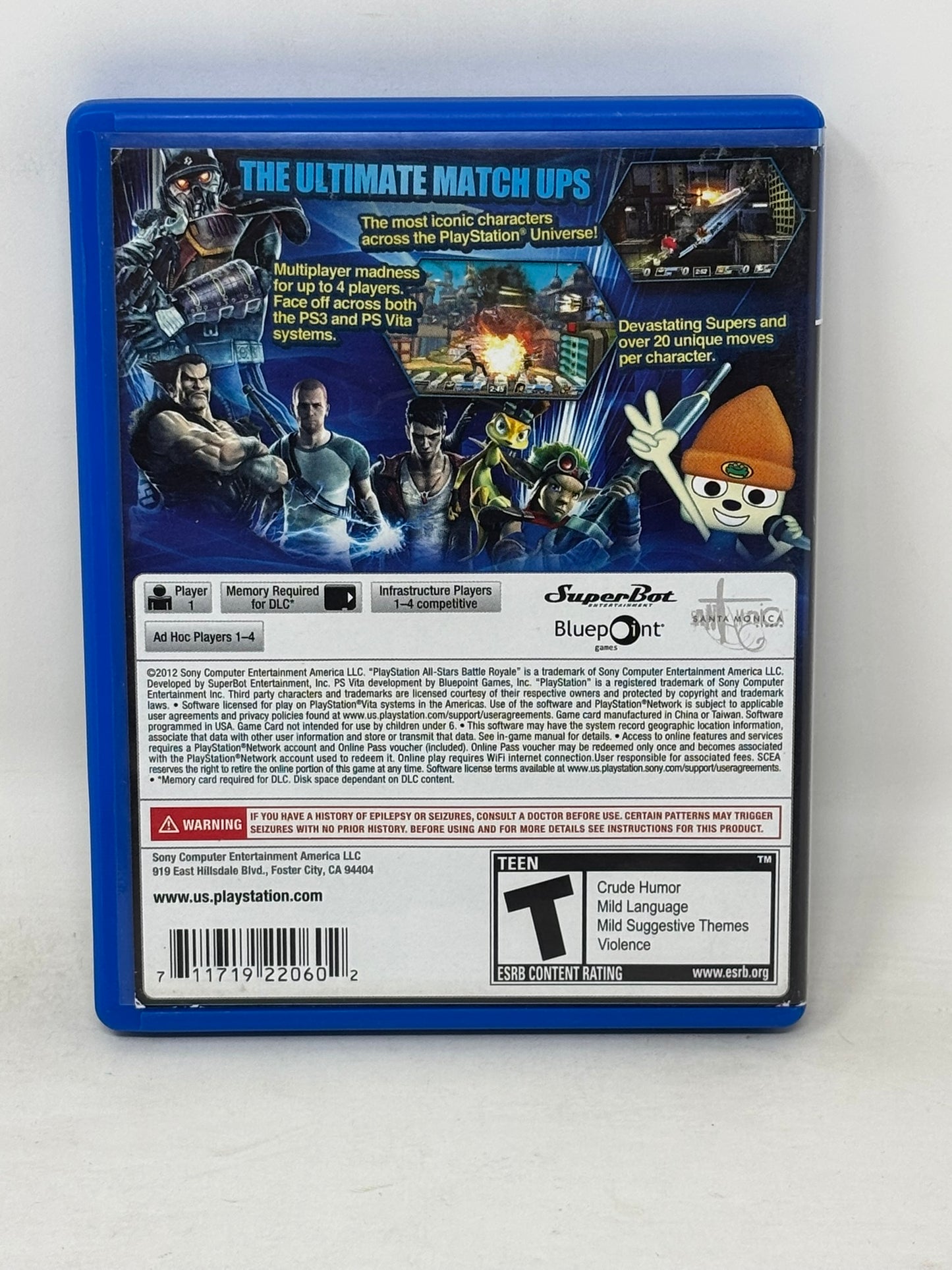PlayStation Vita - PlayStation All Stars Battle Royale