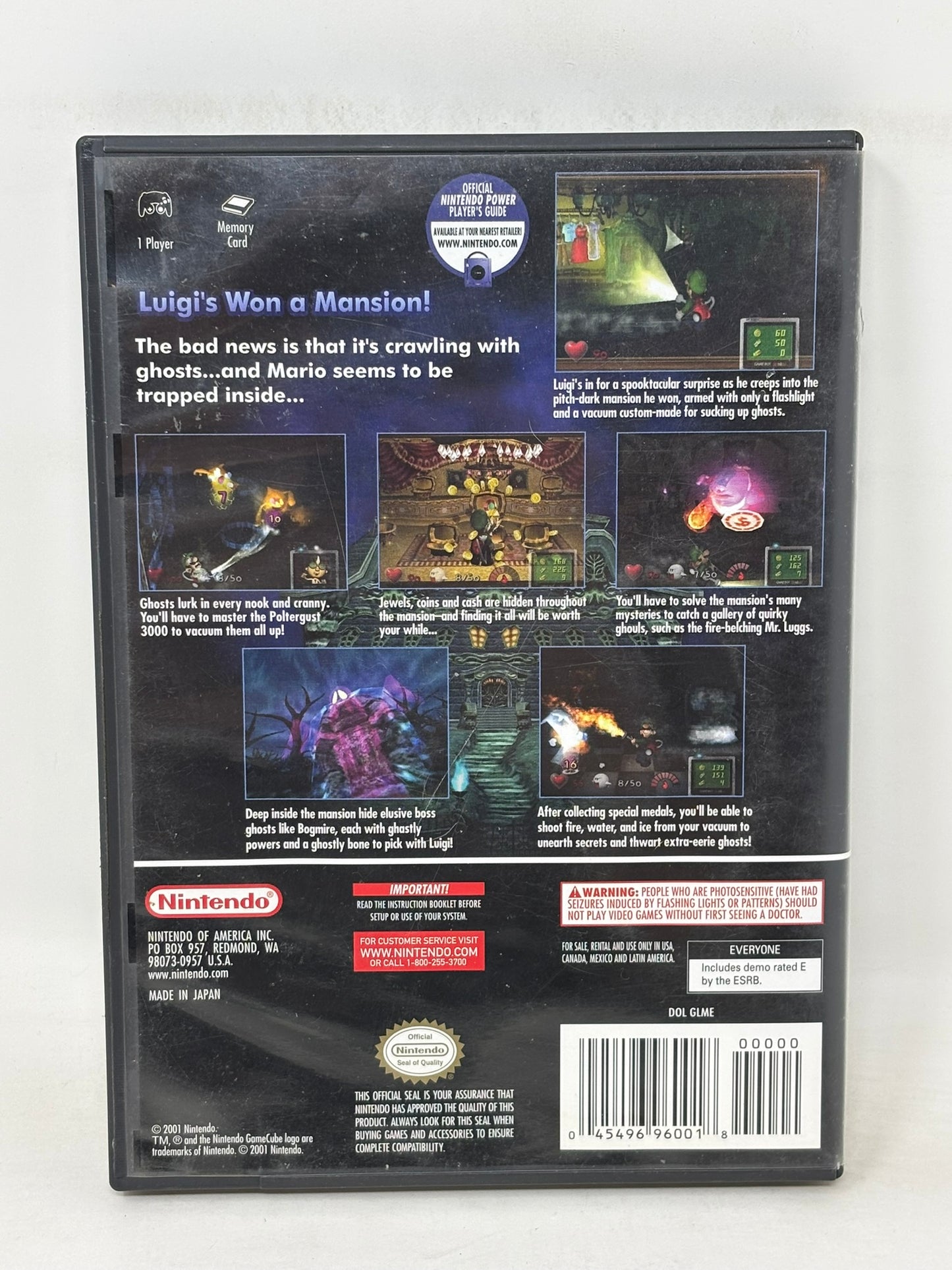 Nintendo GameCube - Luigi's Mansion - Complete