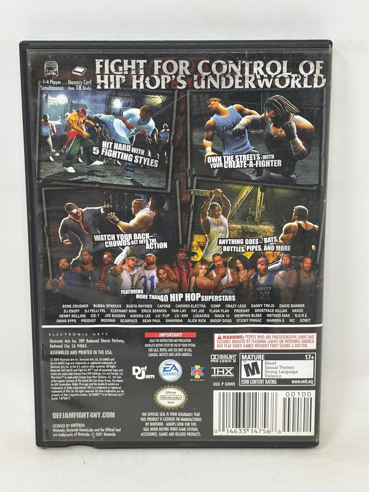 Nintendo GameCube - Def Jam Fight for New York