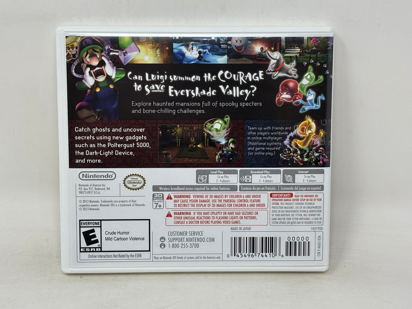 Nintendo 3DS - Luigi's Mansion Dark Moon