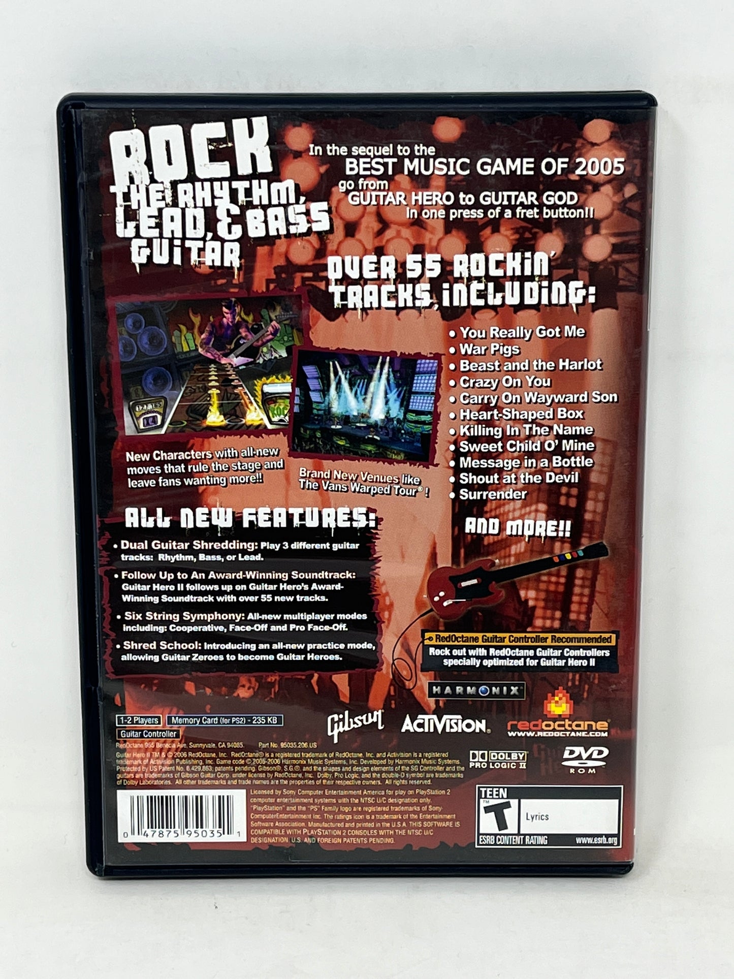 Sony PlayStation 2 - Guitar Hero II - Complete
