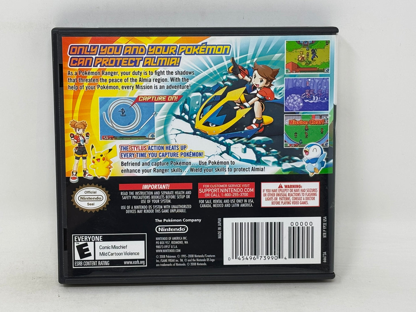 Nintendo DS - Pokemon Ranger Shadows of Almia - Complete