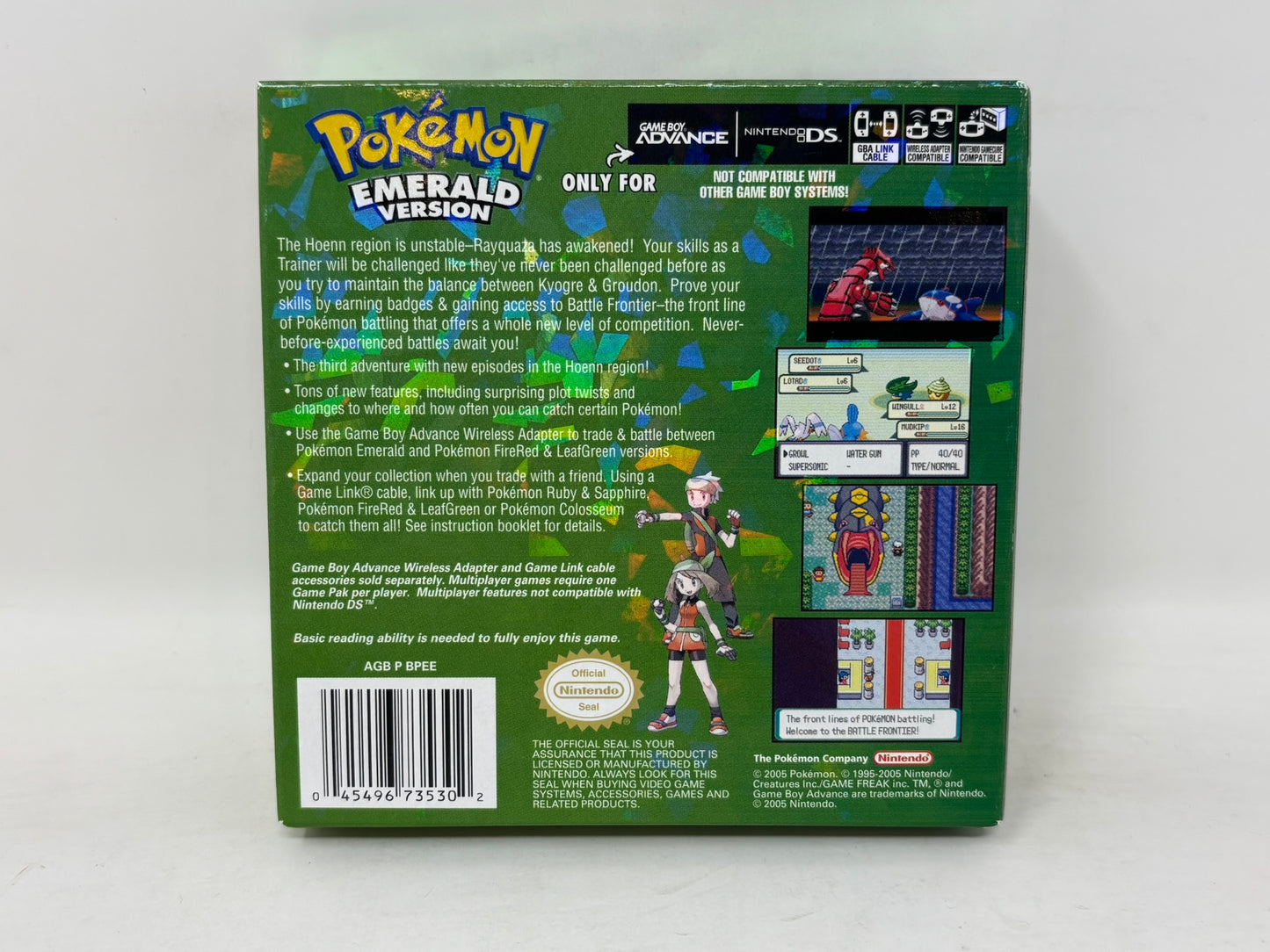 Nintendo Game Boy Advance - Pokémon Emerald Version - Complete
