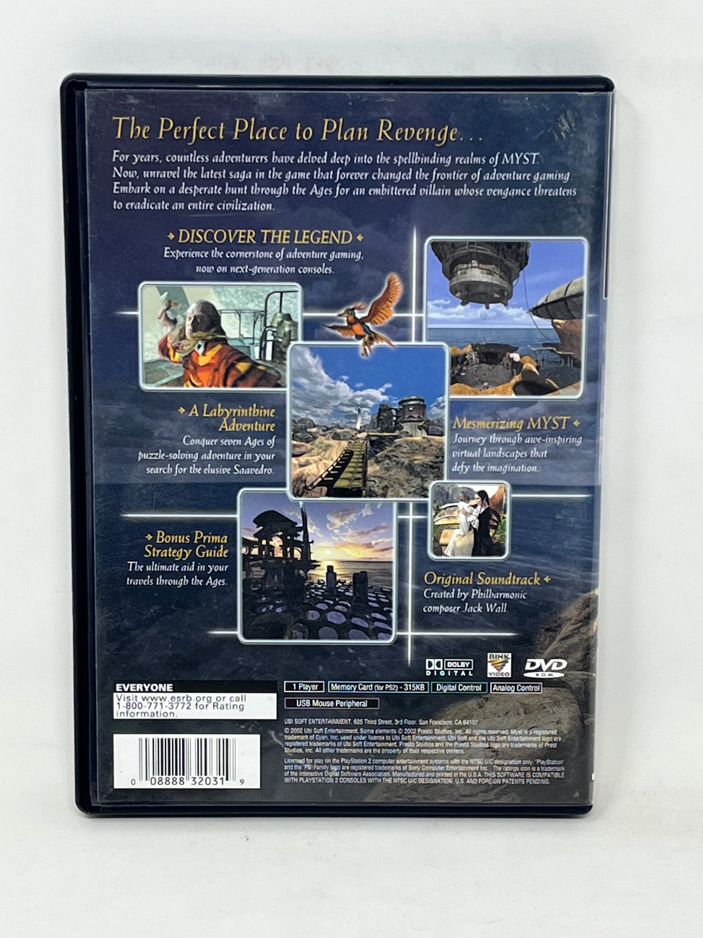 Sony PlayStation 2 - Myst III Exile - Complete