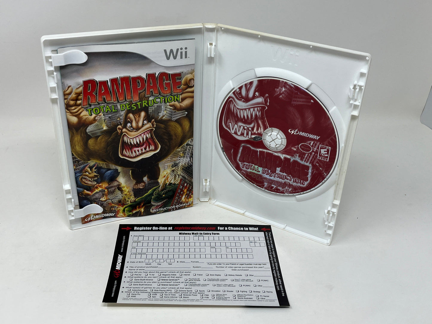 Nintendo Wii - Rampage Total Destruction - Complete