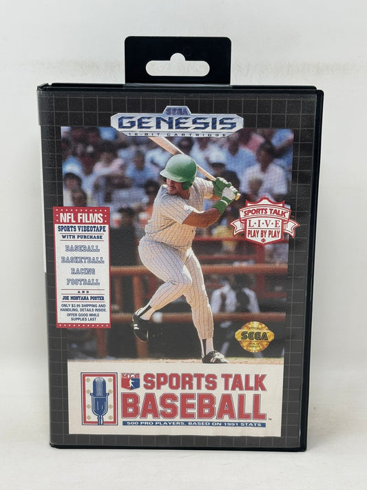 Sega Genesis - Sports Talk Baseball - Complete
