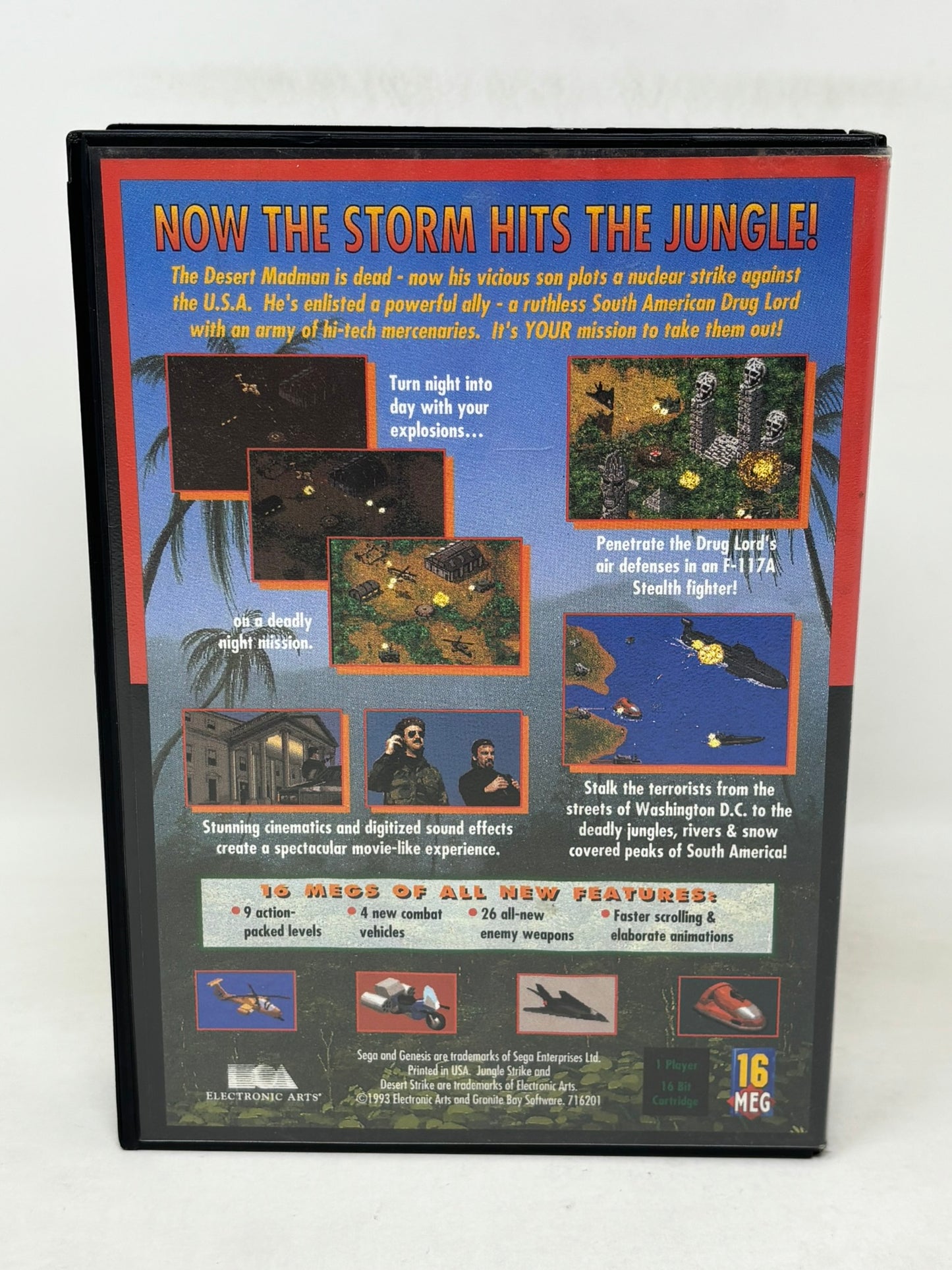 Sega Genesis - Jungle Strike - Complete
